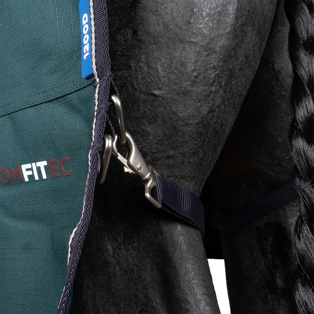 WeatherBeeta ComFiTec Plus Dynamic Turnout Detach-A-Neck 0g Forest Green/Navy