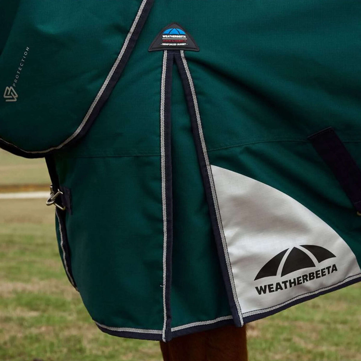 WeatherBeeta ComFiTec Plus Dynamic Turnout Detach-A-Neck 100g Forest Green/Navy