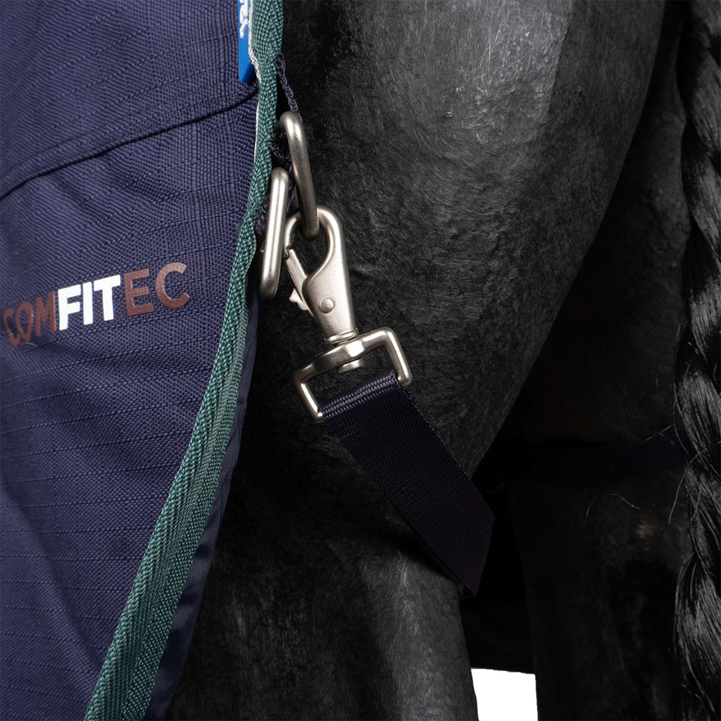 WeatherBeeta ComFiTec Plus Dynamic Turnout Detach-A-Neck 100g Navy/Forest Green