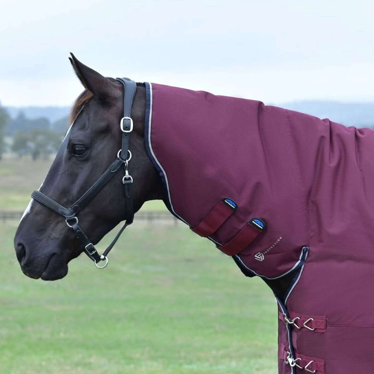 WeatherBeeta ComFiTec Essential Turnout Combo 220g Burgundy/Navy