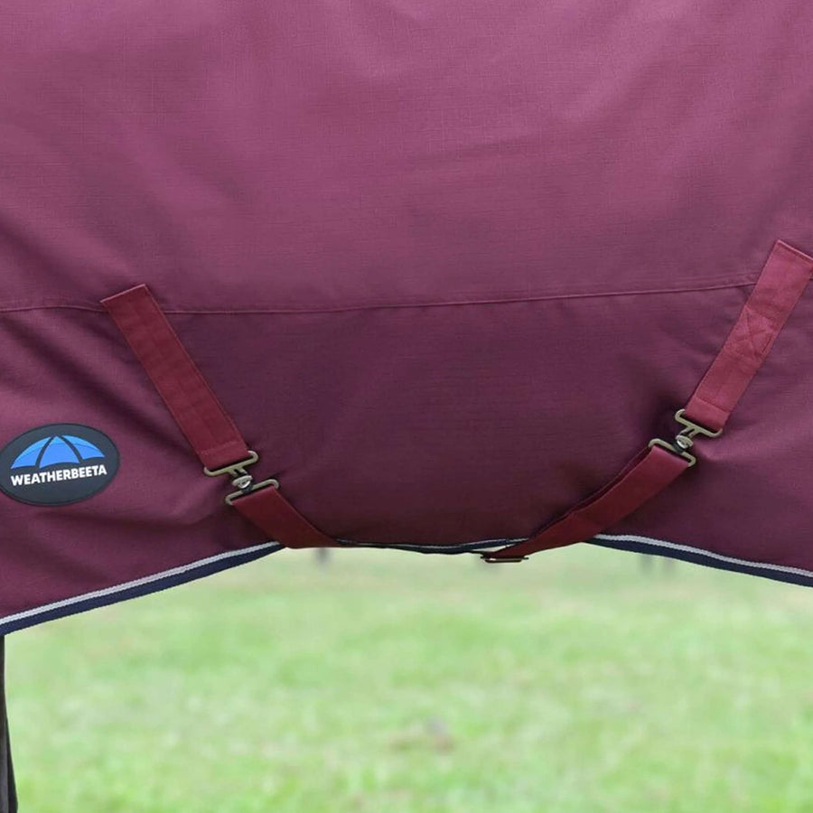 WeatherBeeta ComFiTec Essential Turnout Combo 50g Burgundy/Navy