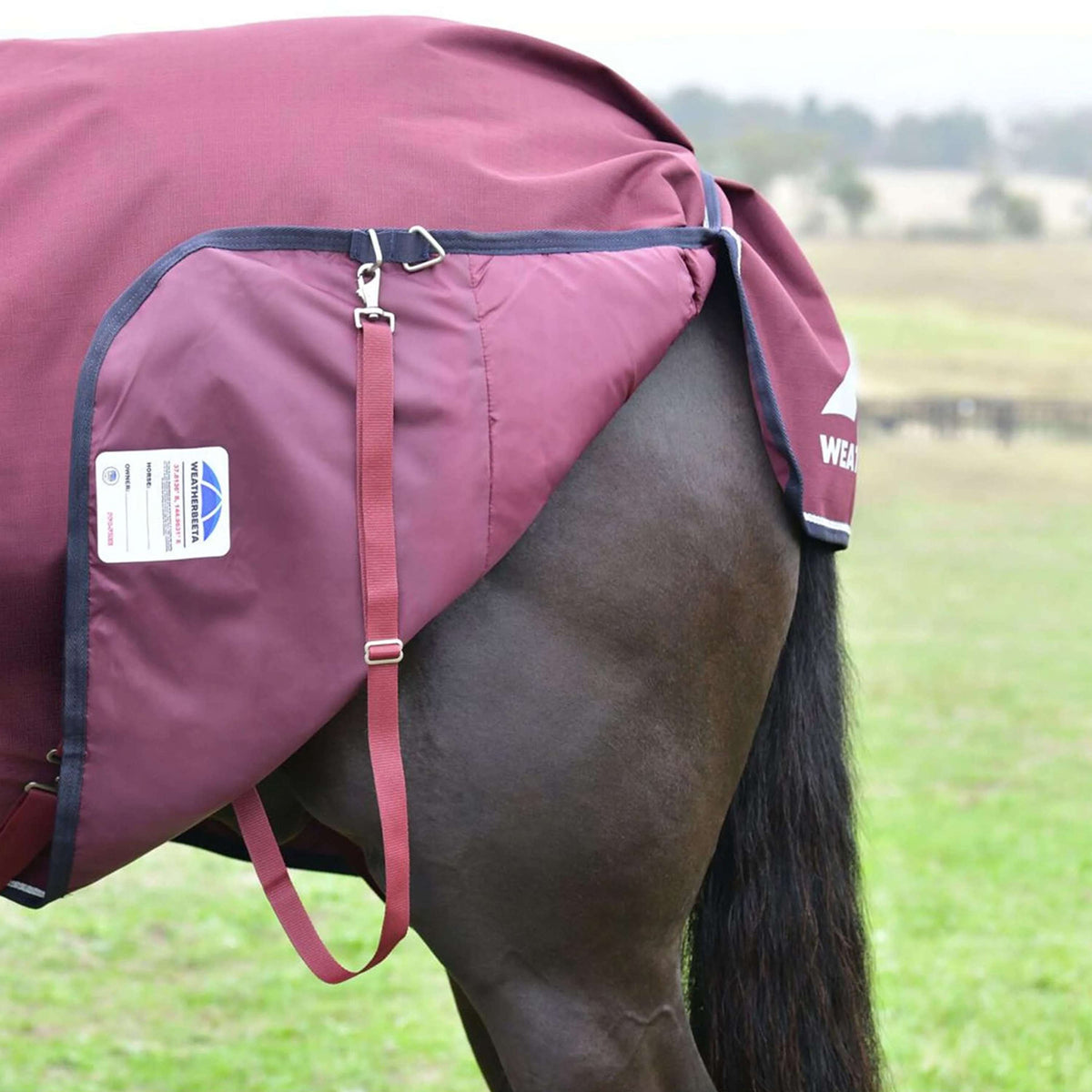 WeatherBeeta ComFiTec Essential Turnout Combo 220g Burgundy/Navy