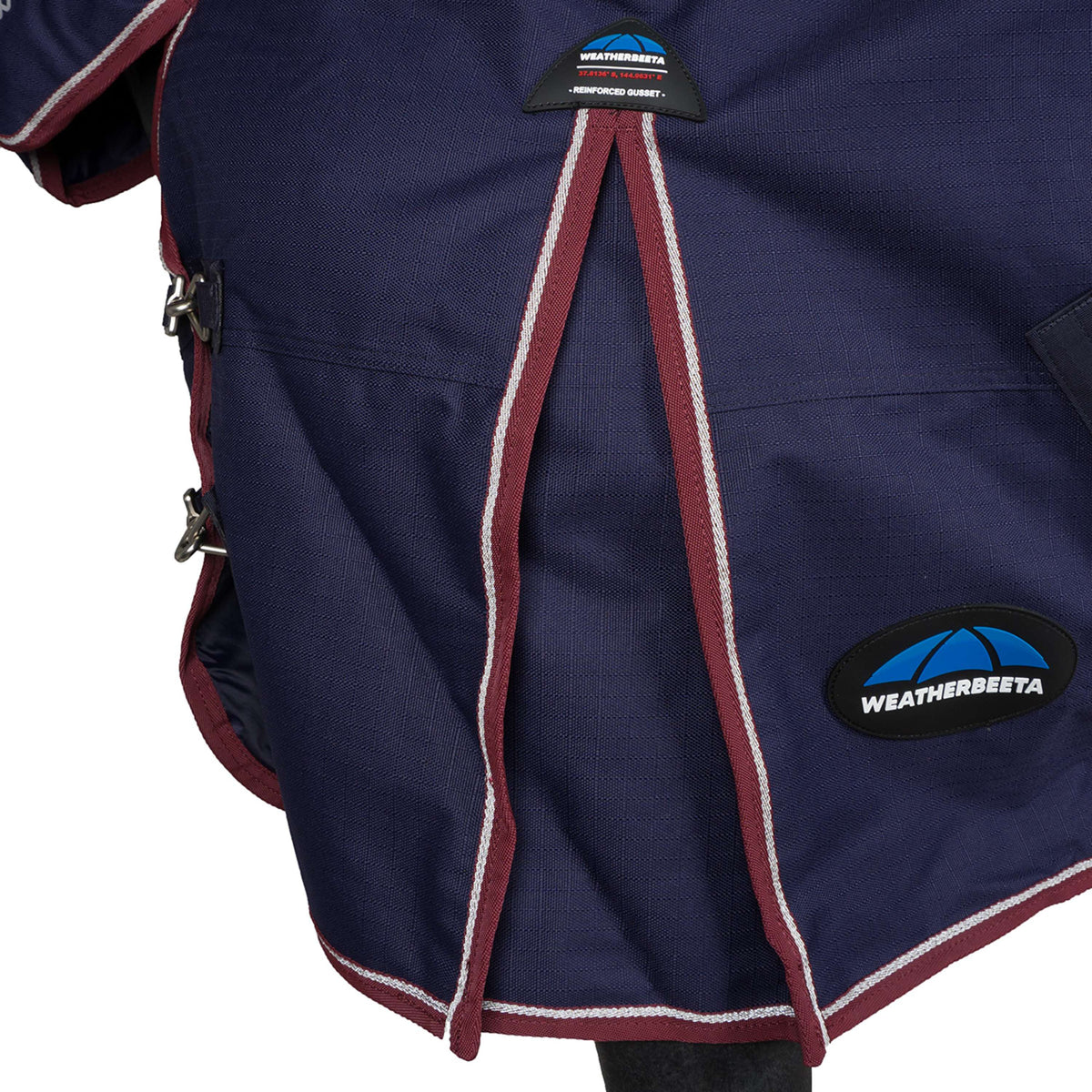 WeatherBeeta ComFiTec Essential Turnout Combo 220g Navy/Burgundy