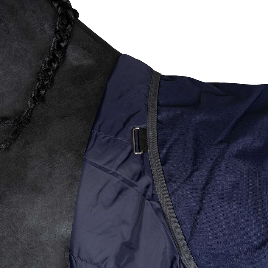 WeatherBeeta ComFiTec Tyro Turnout Standard Neck 220g Navy/Charcoal