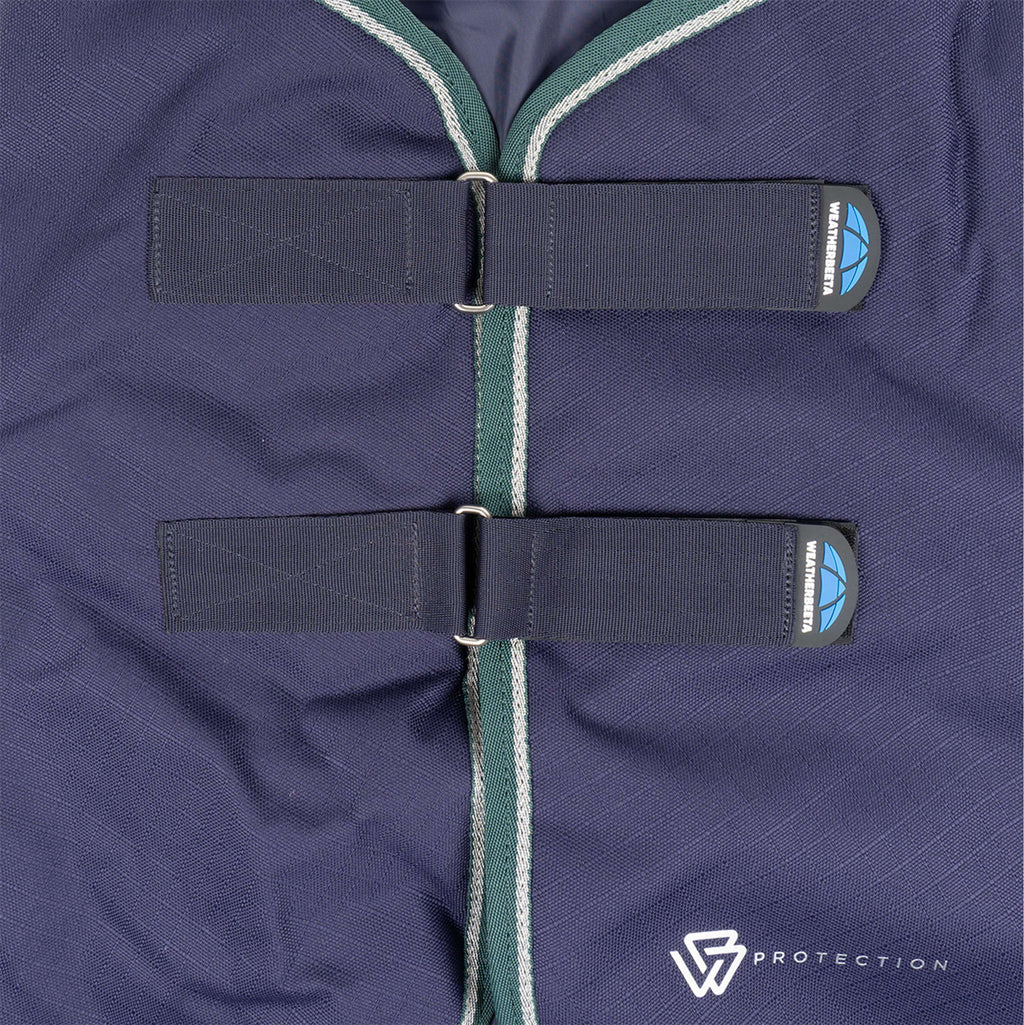 WeatherBeeta Neck Cover ComFiTec Plus Dynamic Turnout 100g Navy/Forest Green