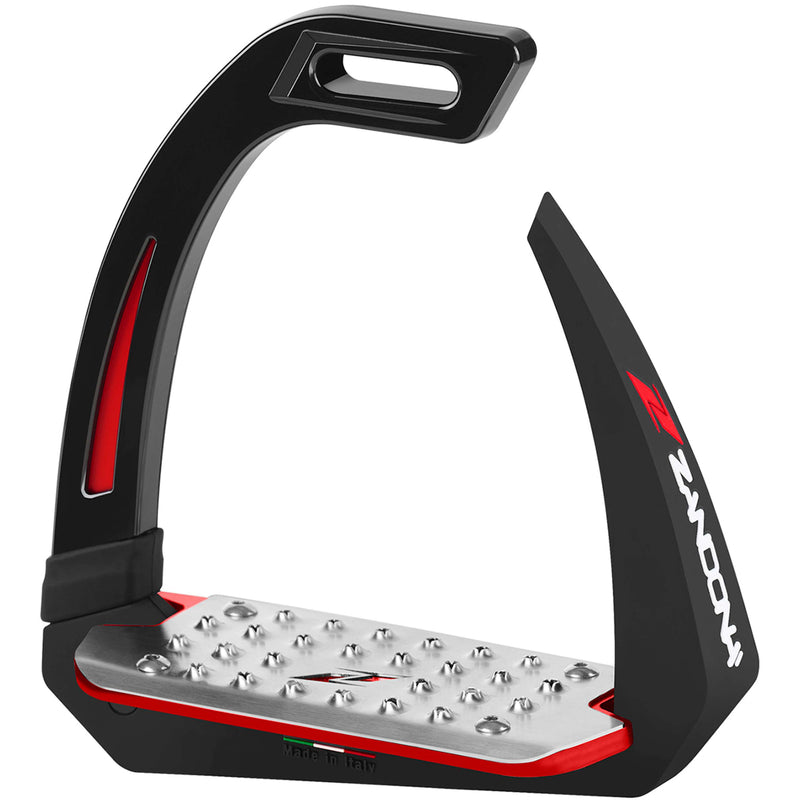 Zandona Safety Stirrups Omnia Red/Black