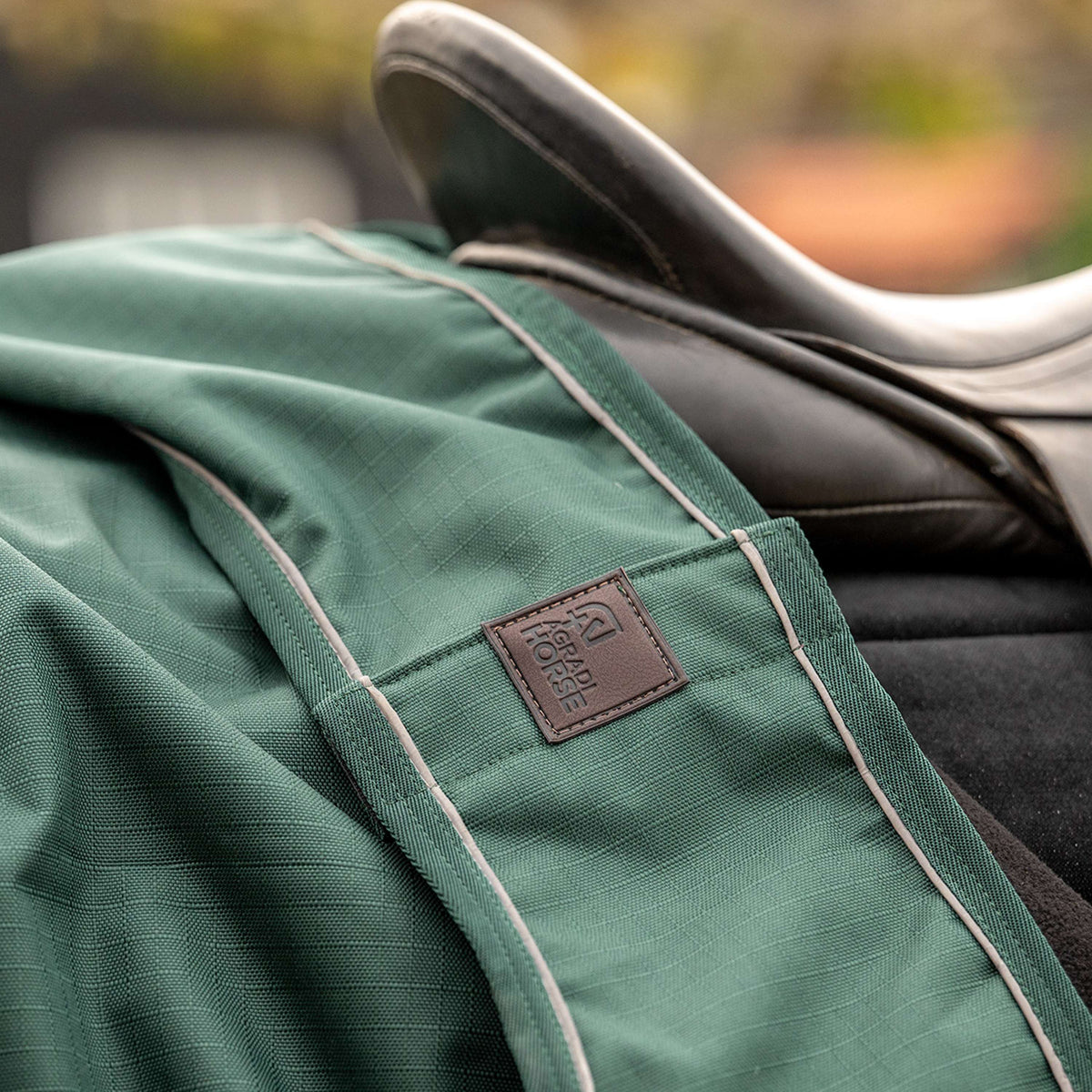 Agradi Horse Exercise Rug 1200D Reflective Trim Green