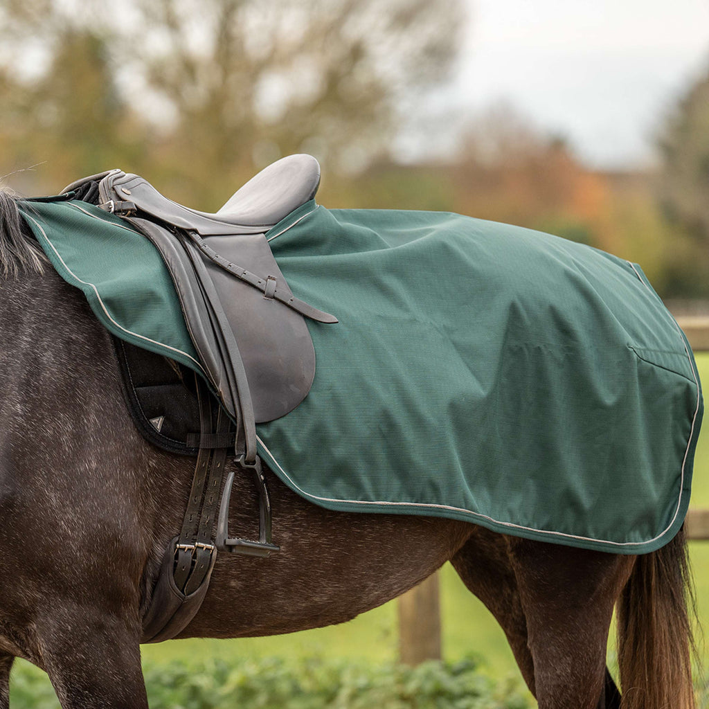 Riding Rug Agradi Horse Exercise Rug 1200D Reflective Trim Green | Agradi.com