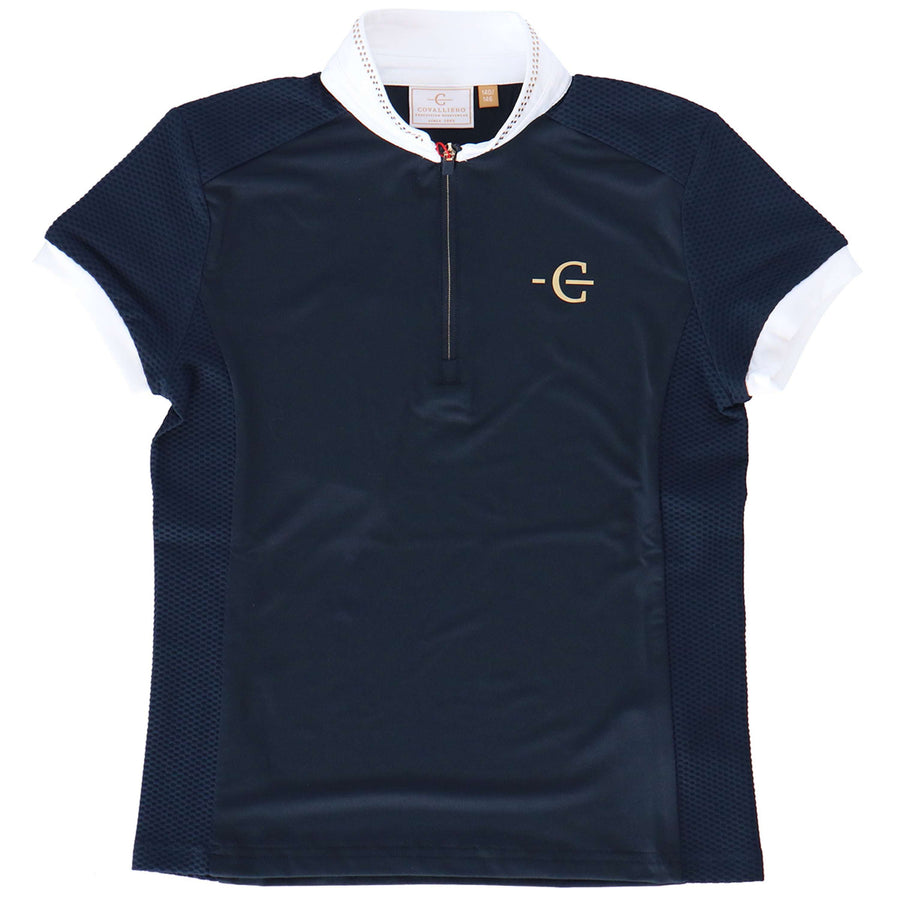 Covalliero Competition Shirt SS26 Children Dark Navy