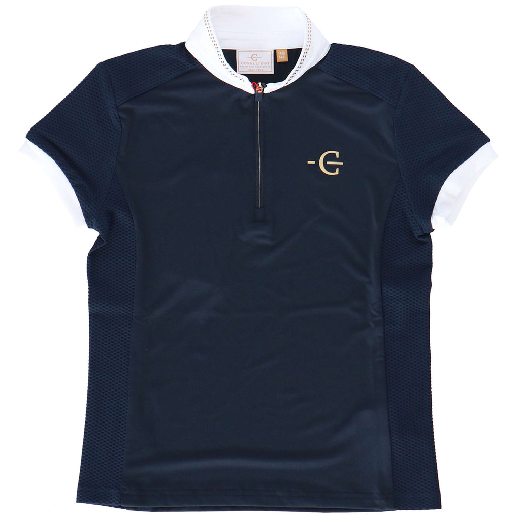 Covalliero Competition Shirt SS26 Children Dark Navy