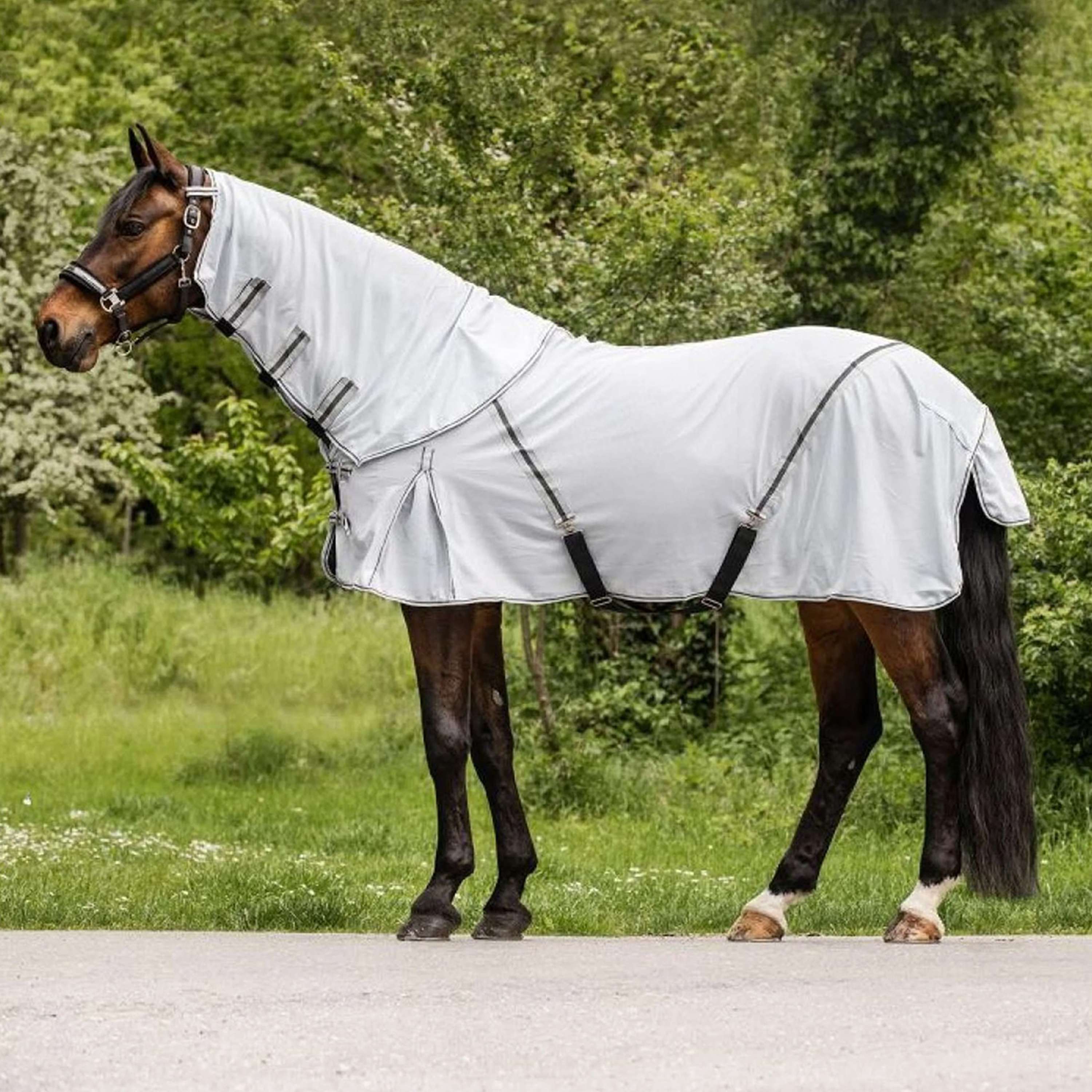 Waldhausen Fly Rug Protect with Loose Neck Silver grey/Gray