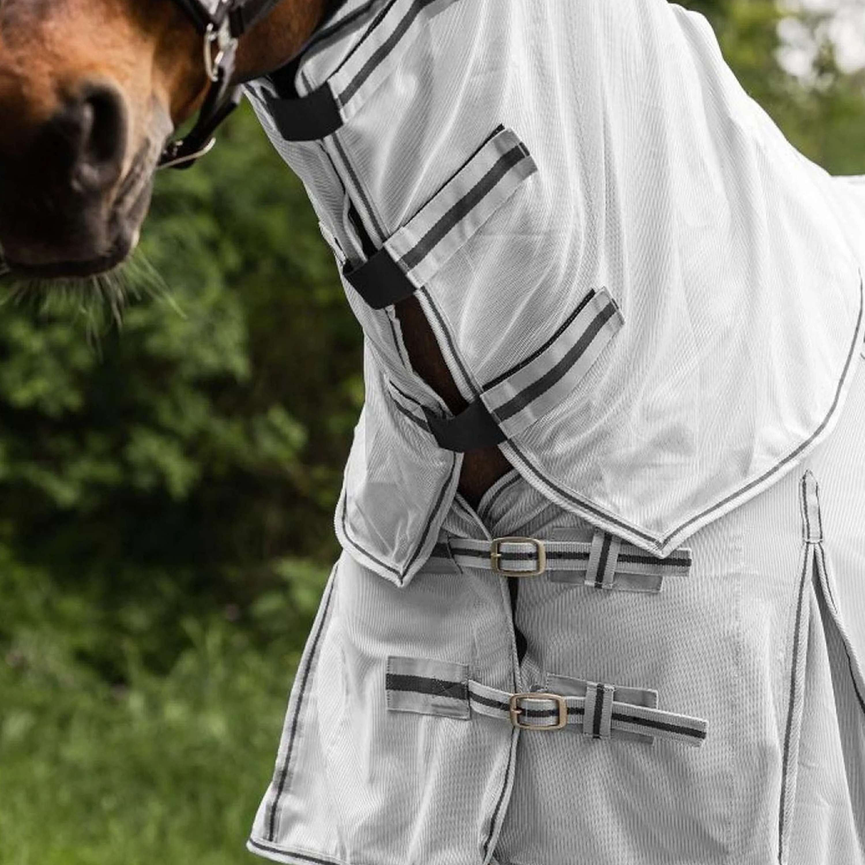 Waldhausen Fly Rug Protect with Loose Neck Silver grey/Gray
