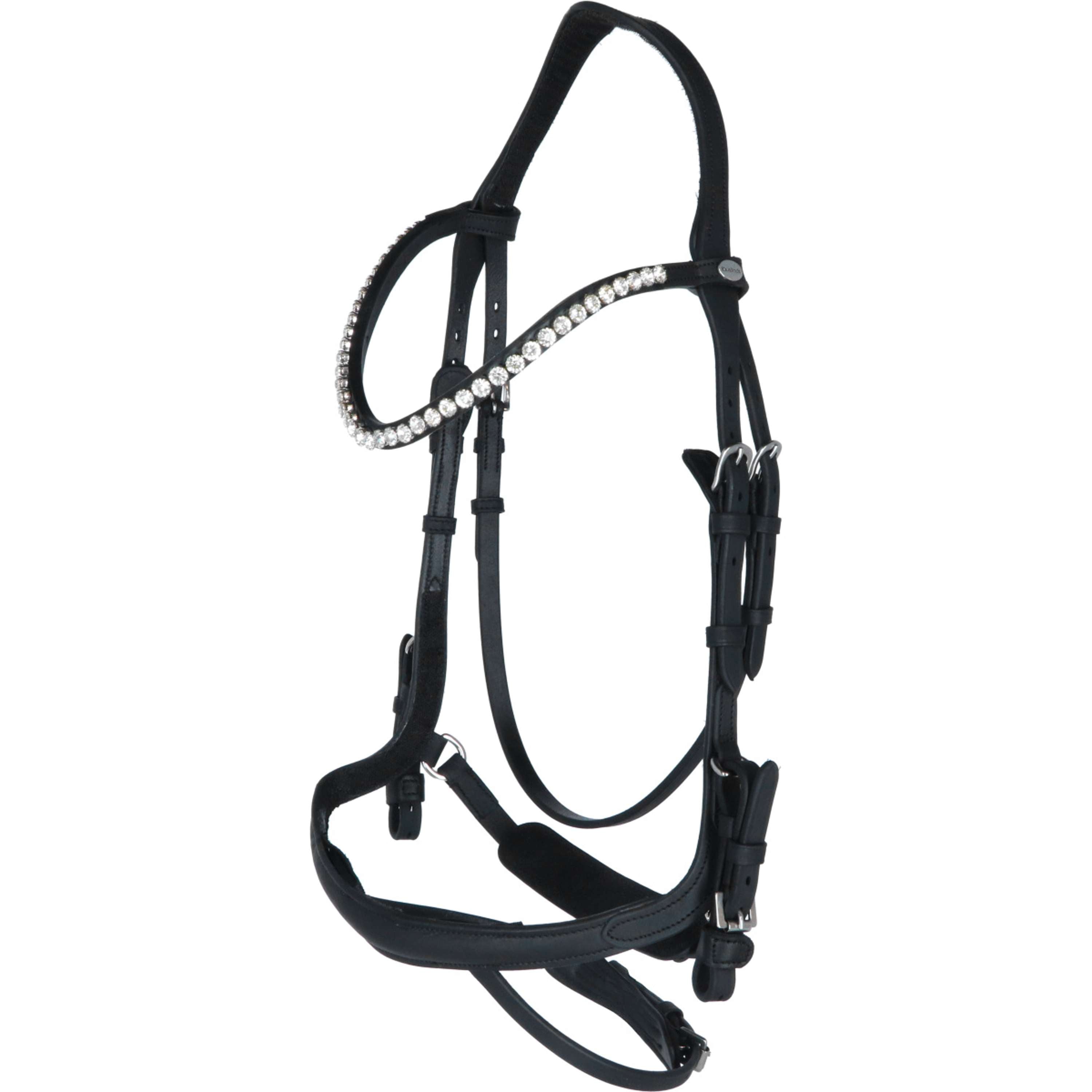 Kavalkade Bridle Caliano Cerra Black/Silver