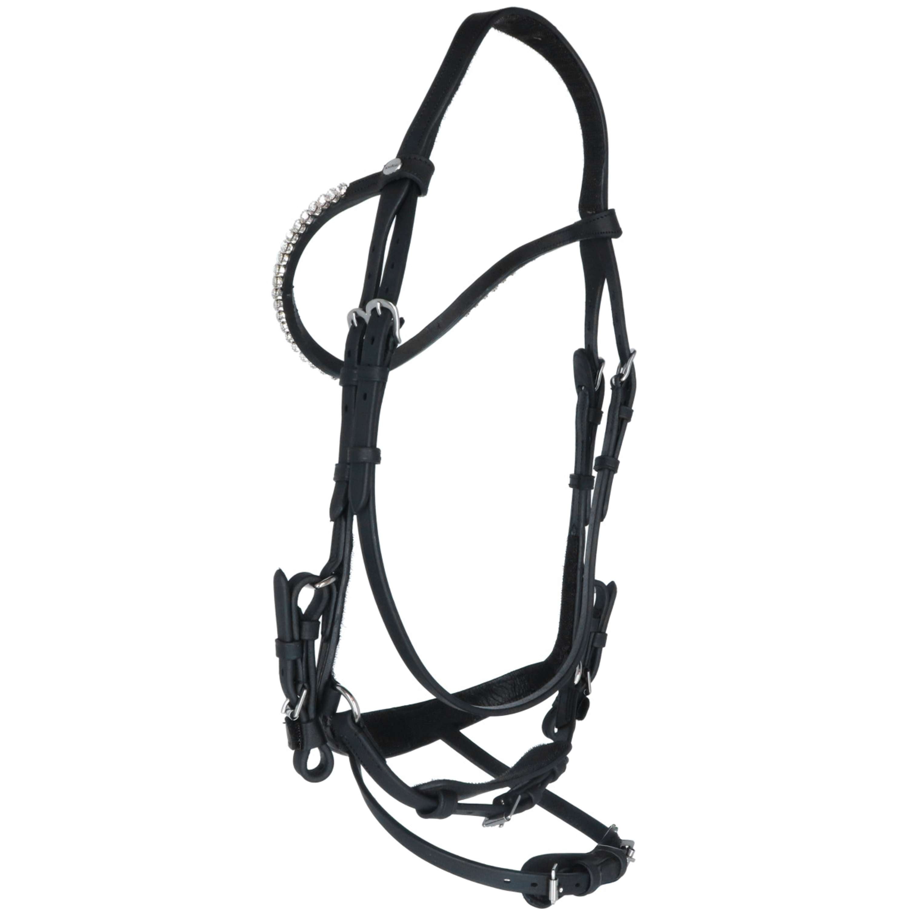 Kavalkade Bridle Caliano Cerra Black/Silver