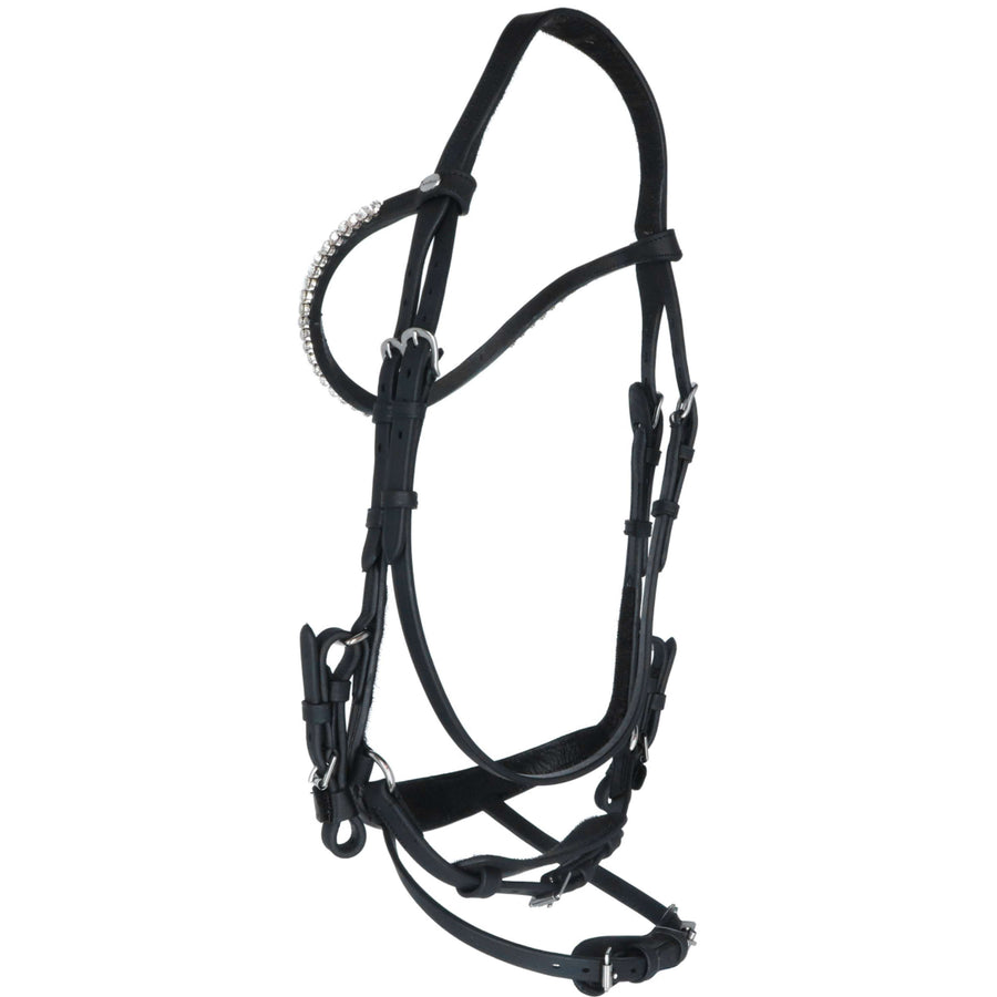 Kavalkade Bridle Caliano Cerra Black/Silver
