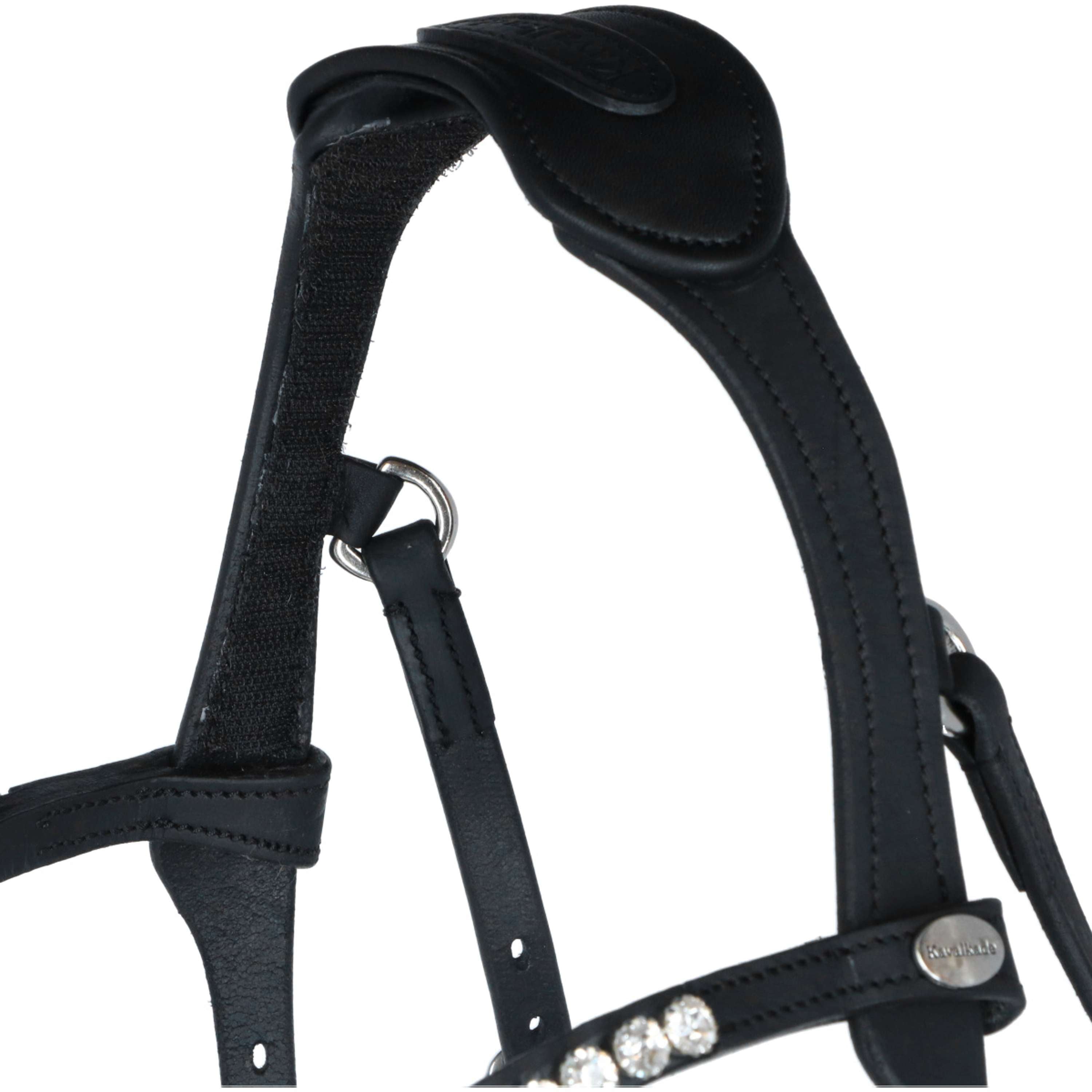 Kavalkade Bridle Caliano Via Black/Silver