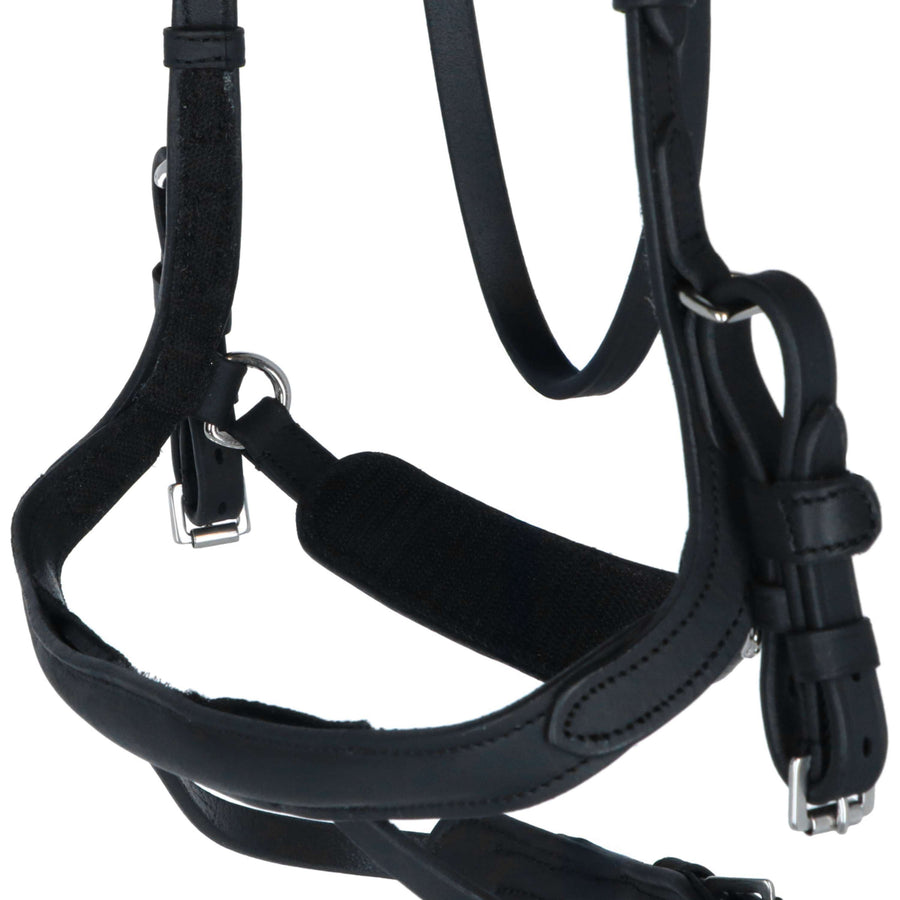 Kavalkade Bridle Caliano Via Black/Silver