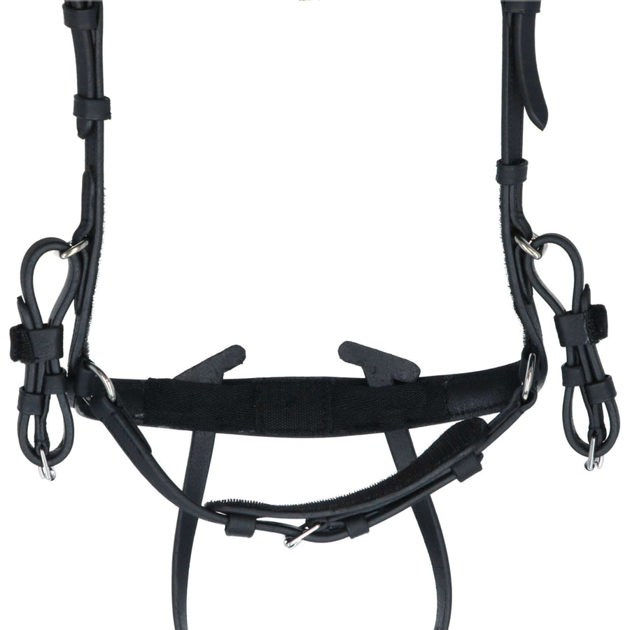 Kavalkade Bridle Caliano Via Black/Silver