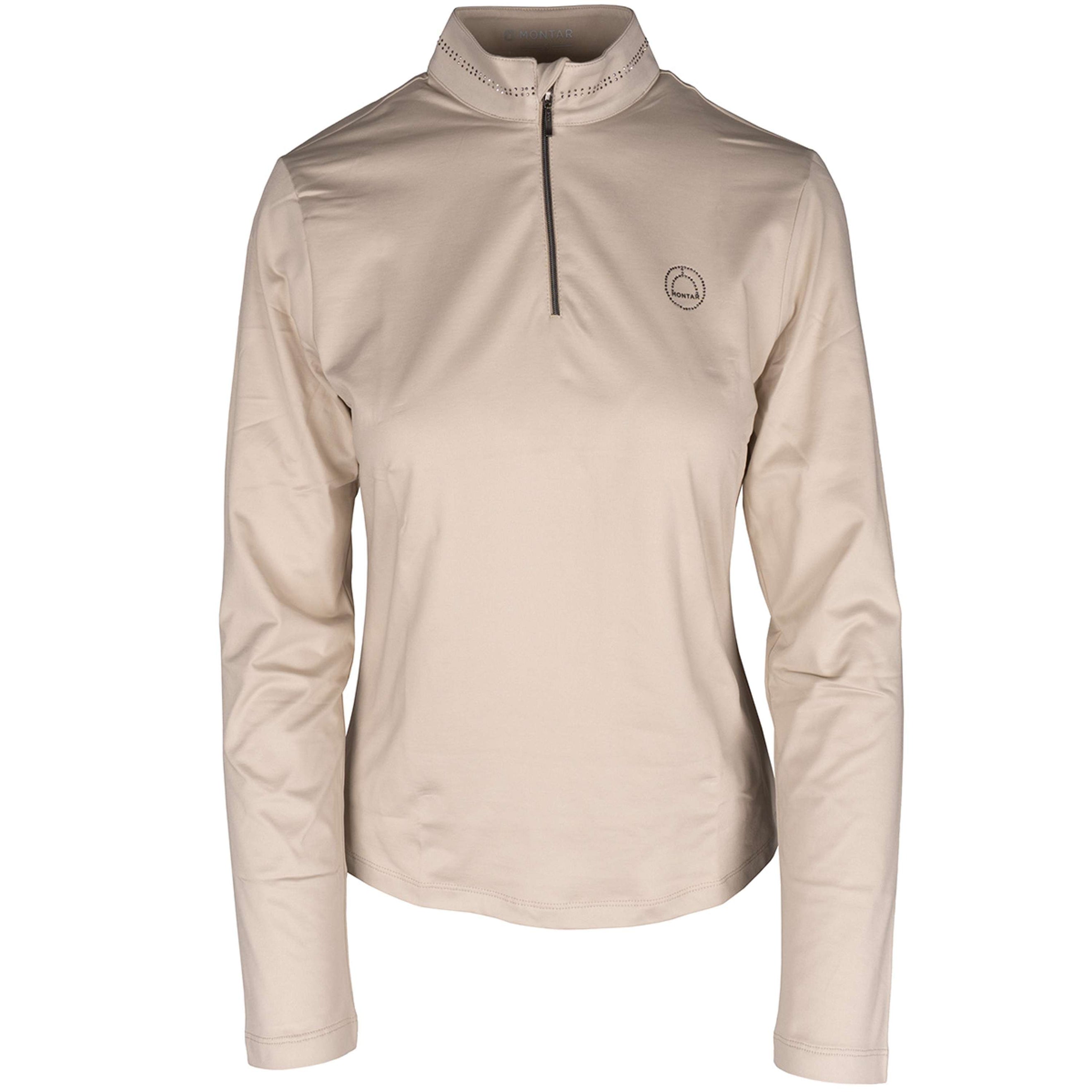 Montar Long Sleeve MoEllinor Grey Beige