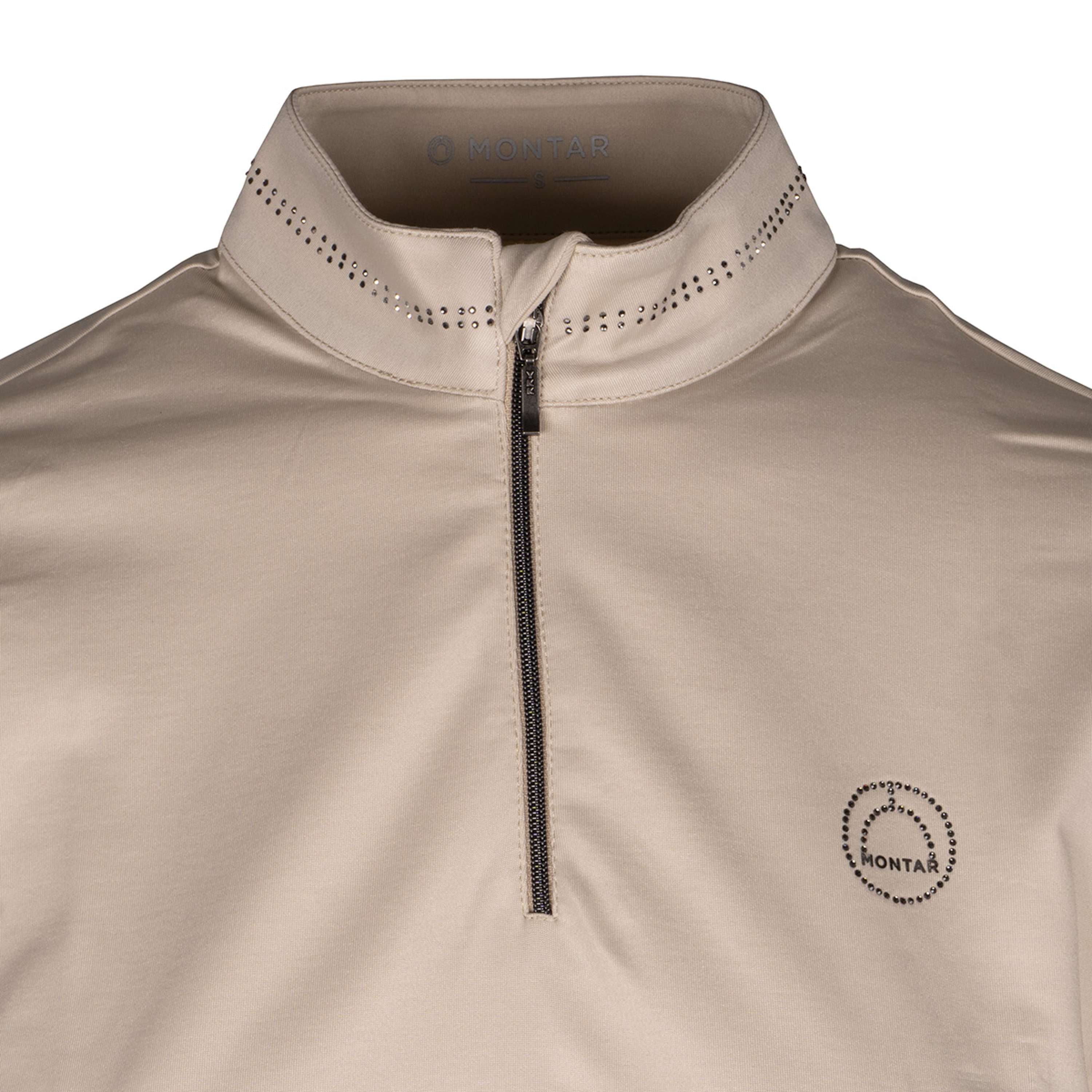 Montar Long Sleeve MoEllinor Grey Beige
