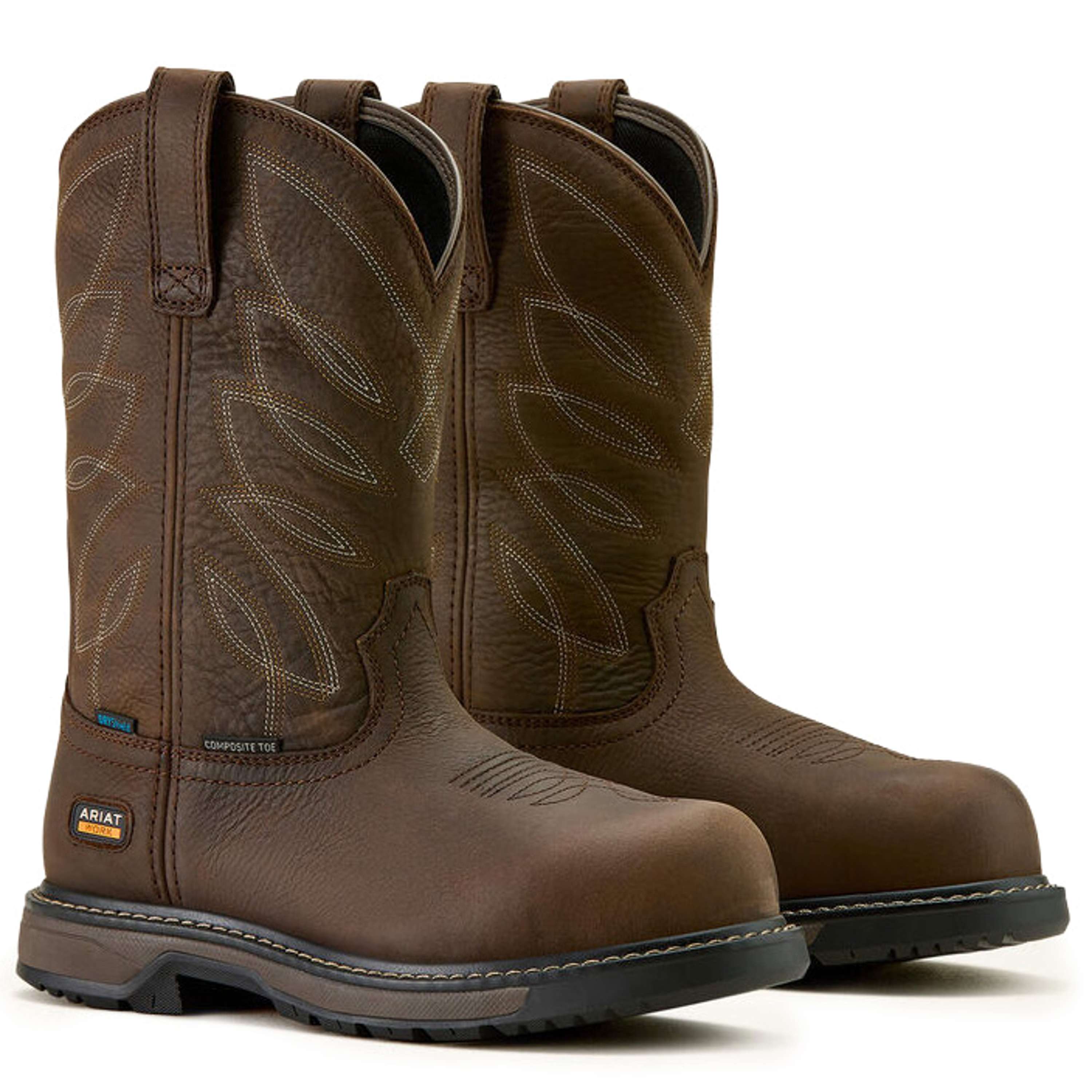 Ariat Western Boots Riverter Pull-On H20 Women Darkbrown