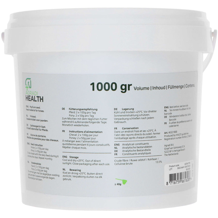Agradi Health Psyllium Husk