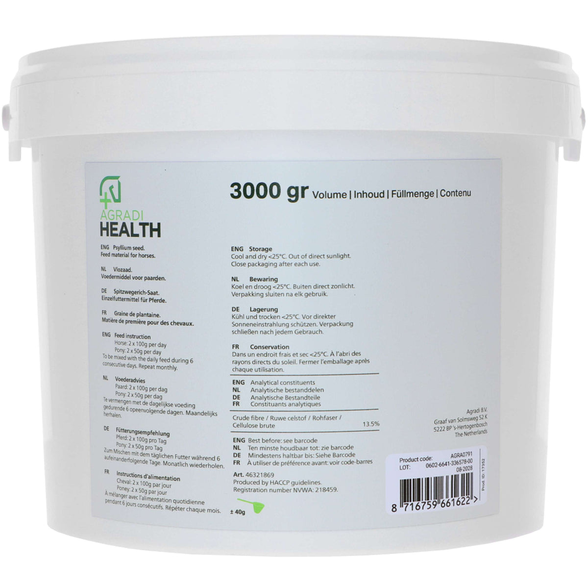 Agradi Health Psyllium Husk