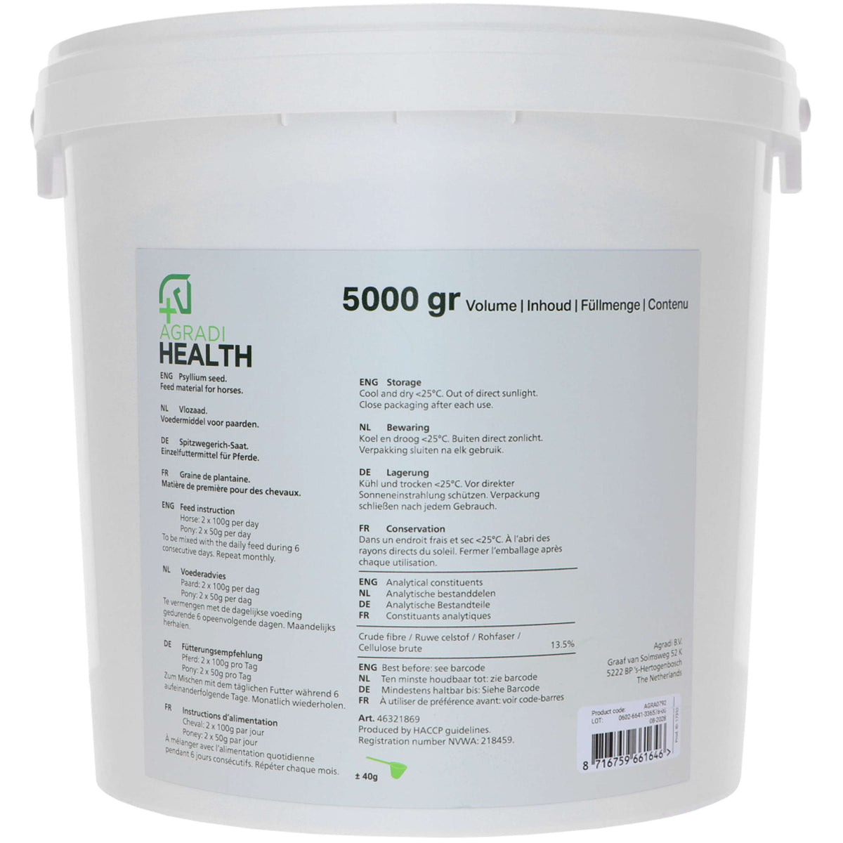 Agradi Health Psyllium Husk