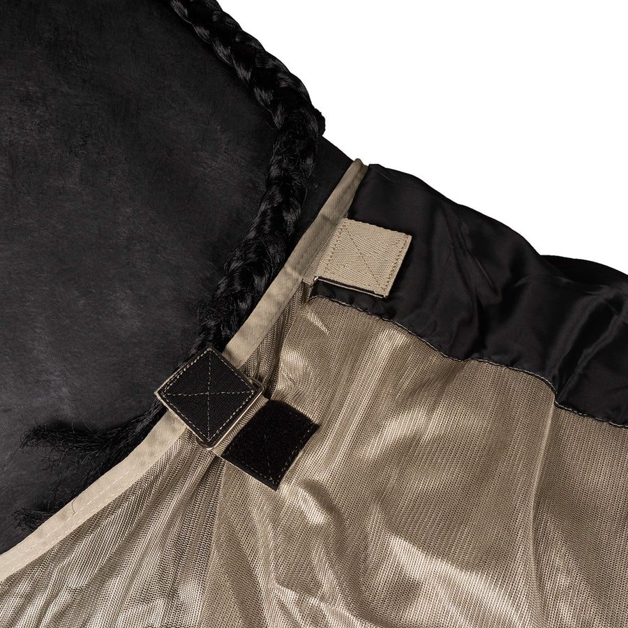 Imperial Riding Fly Rug IRHReese with a Hood Light Olive