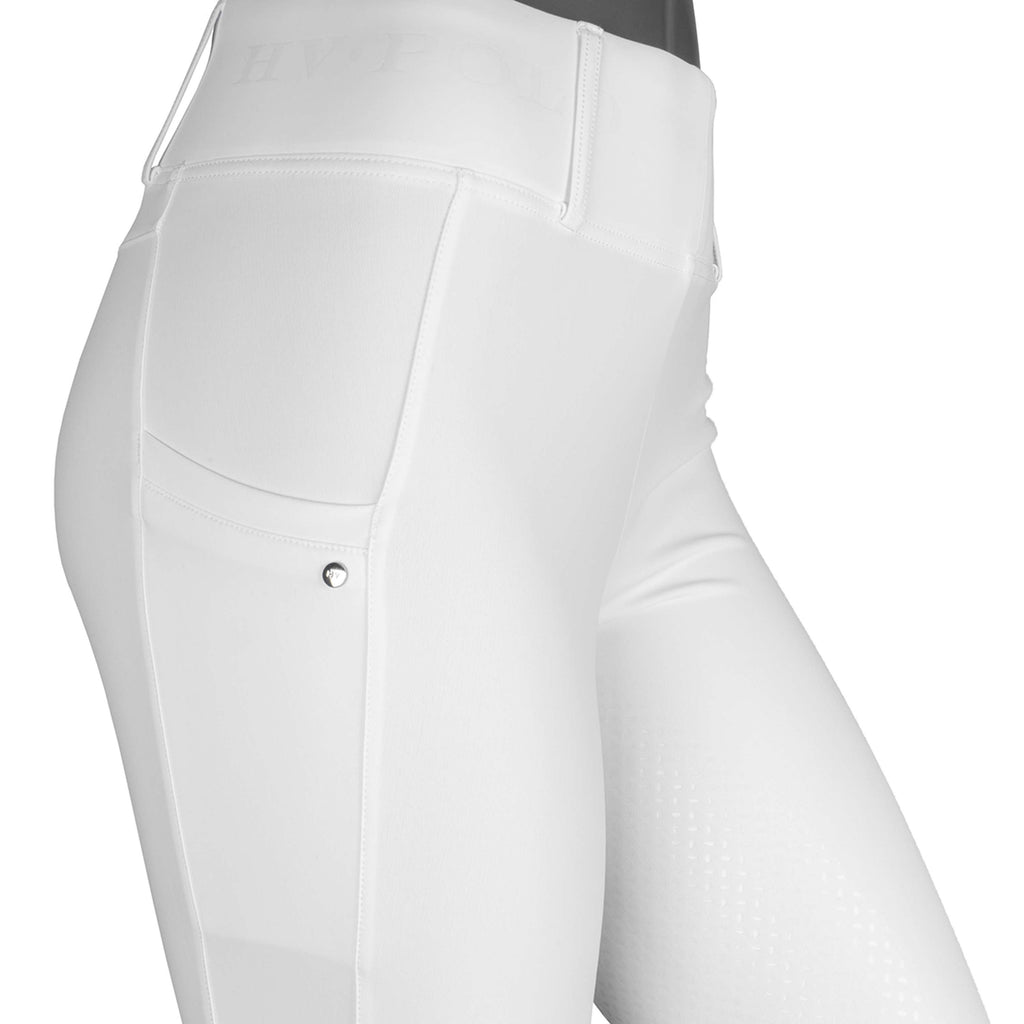 HV Polo Riding Legging HVPFavourite Full Grip White