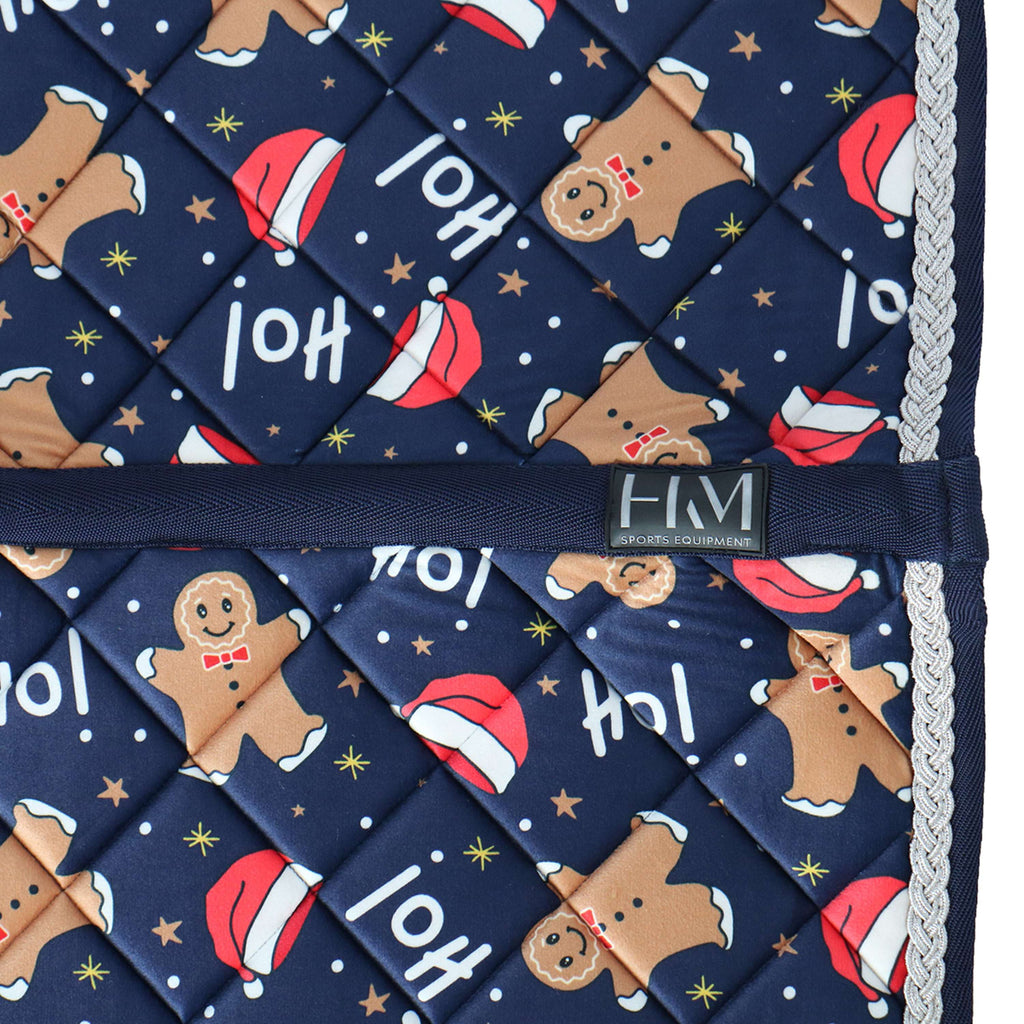 HKM Saddlepad X-Mas Dressage Darkblue