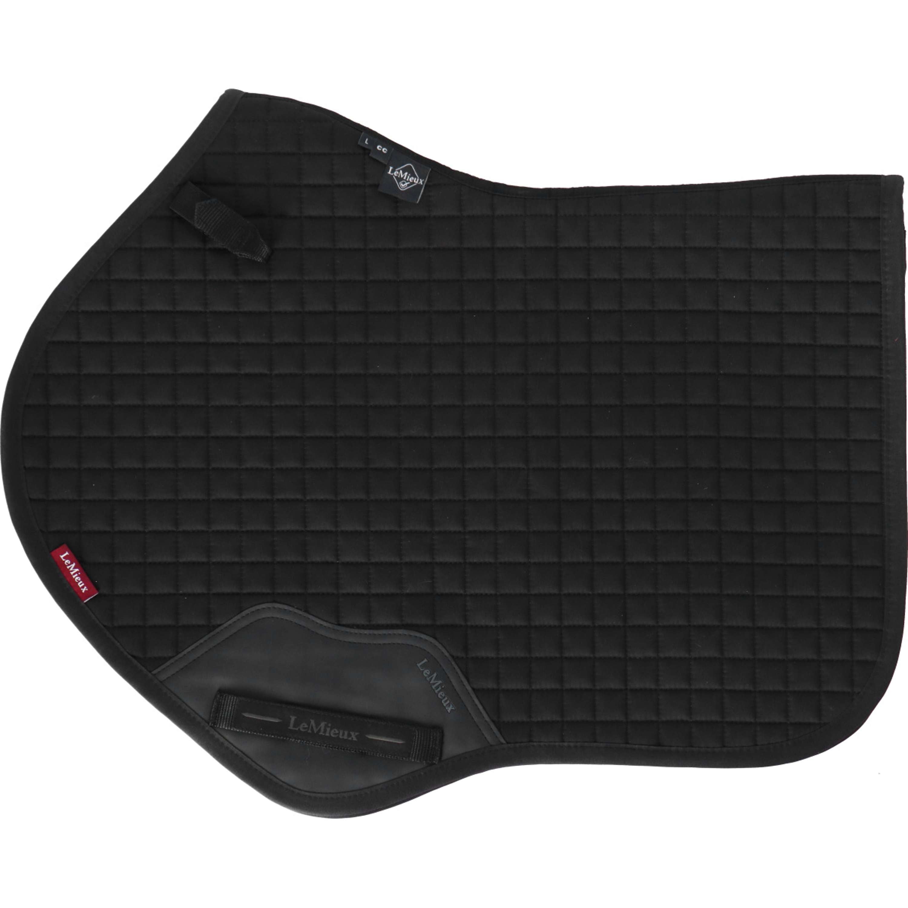 LeMieux Saddlepad Cotton Square Close Contact Black