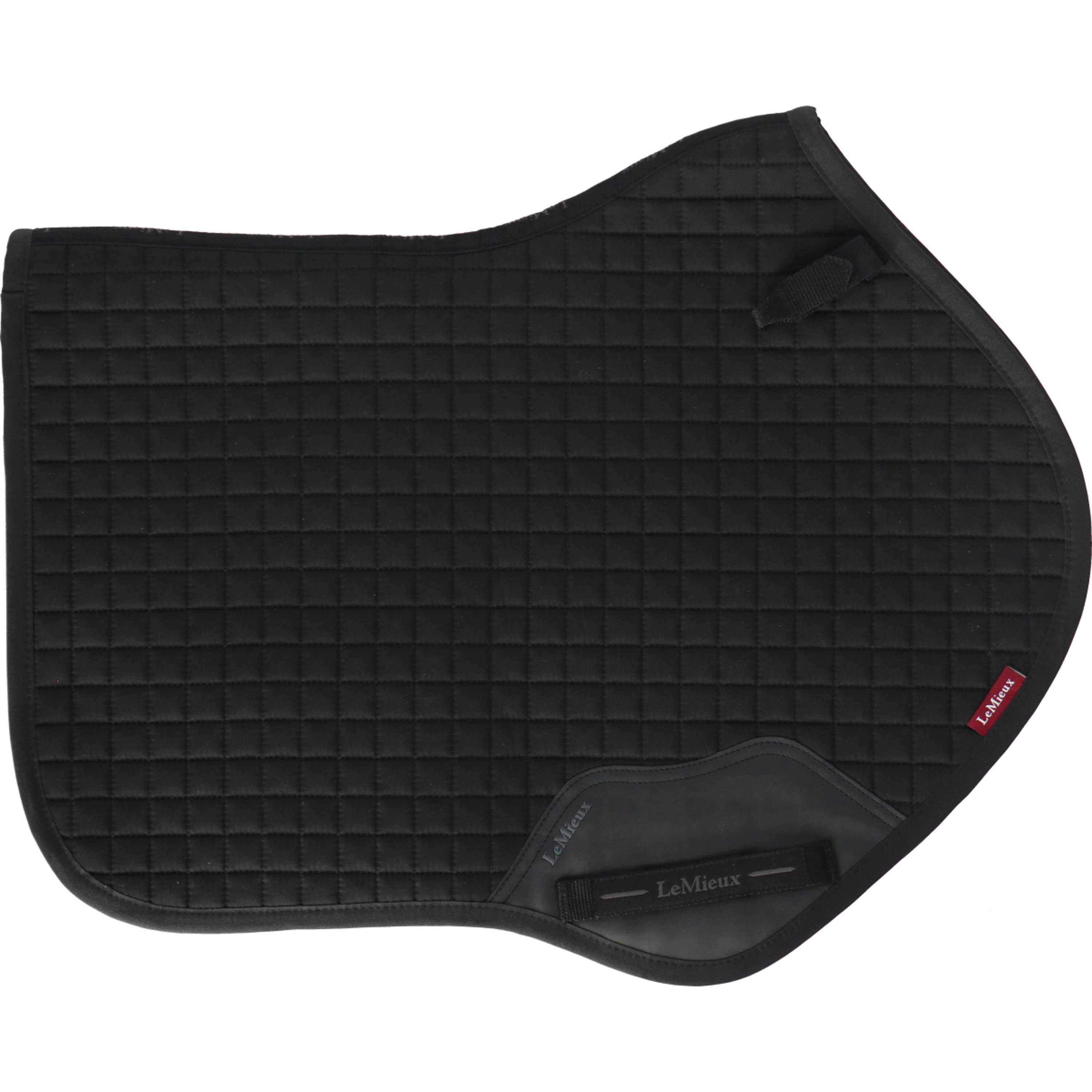 LeMieux Saddlepad Cotton Square Close Contact Black