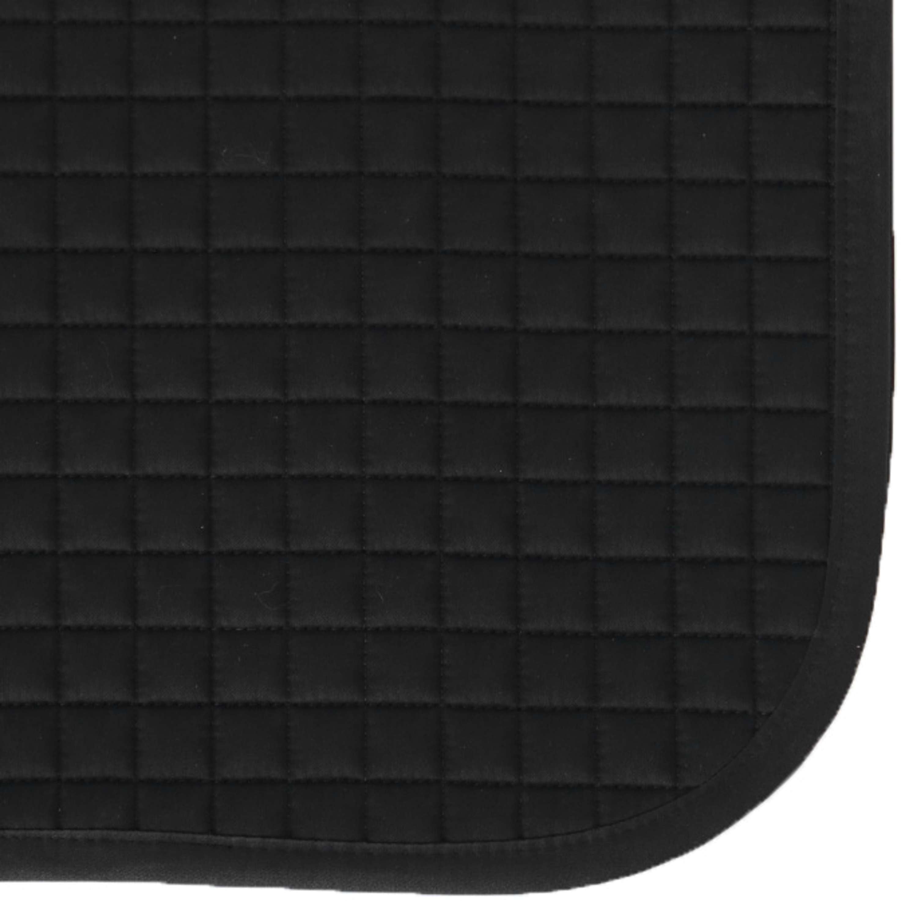 LeMieux Saddlepad Cotton Square Close Contact Black