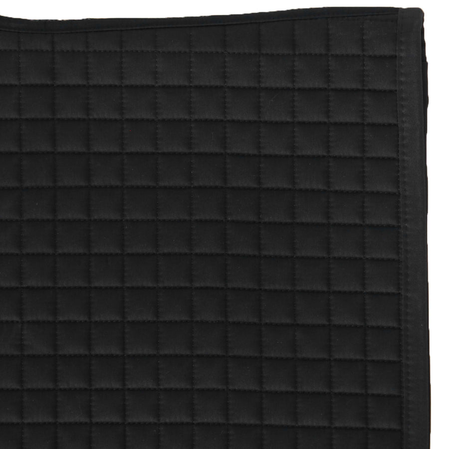 LeMieux Saddlepad Cotton Square Close Contact Black