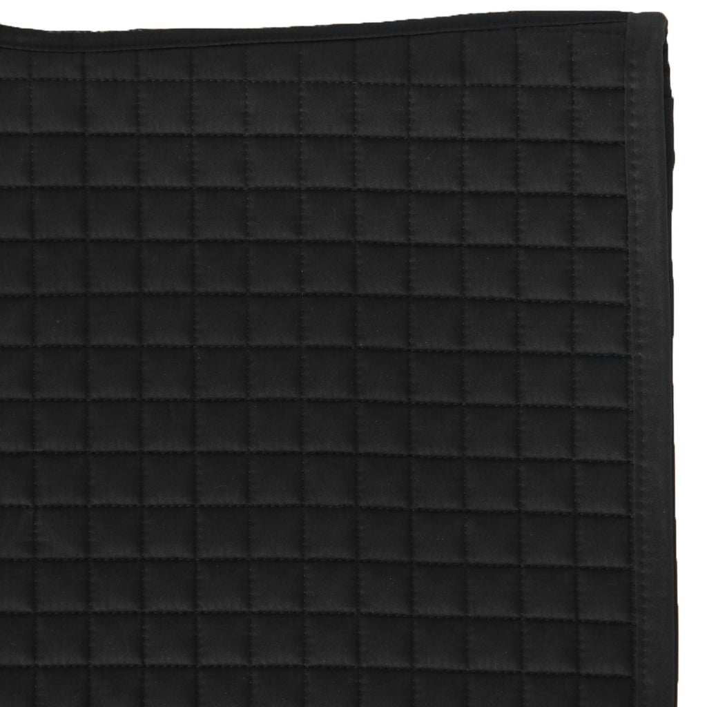 LeMieux Saddlepad Cotton Square Close Contact Black
