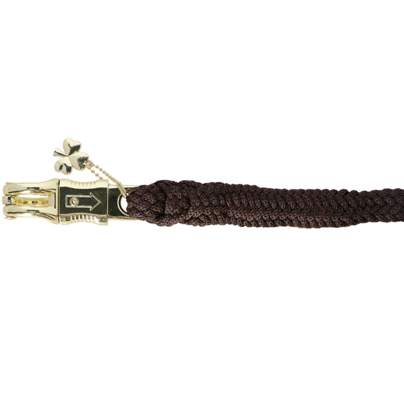 Bucas Lead Rope Comfort with a Panic Snap Brown/Brown