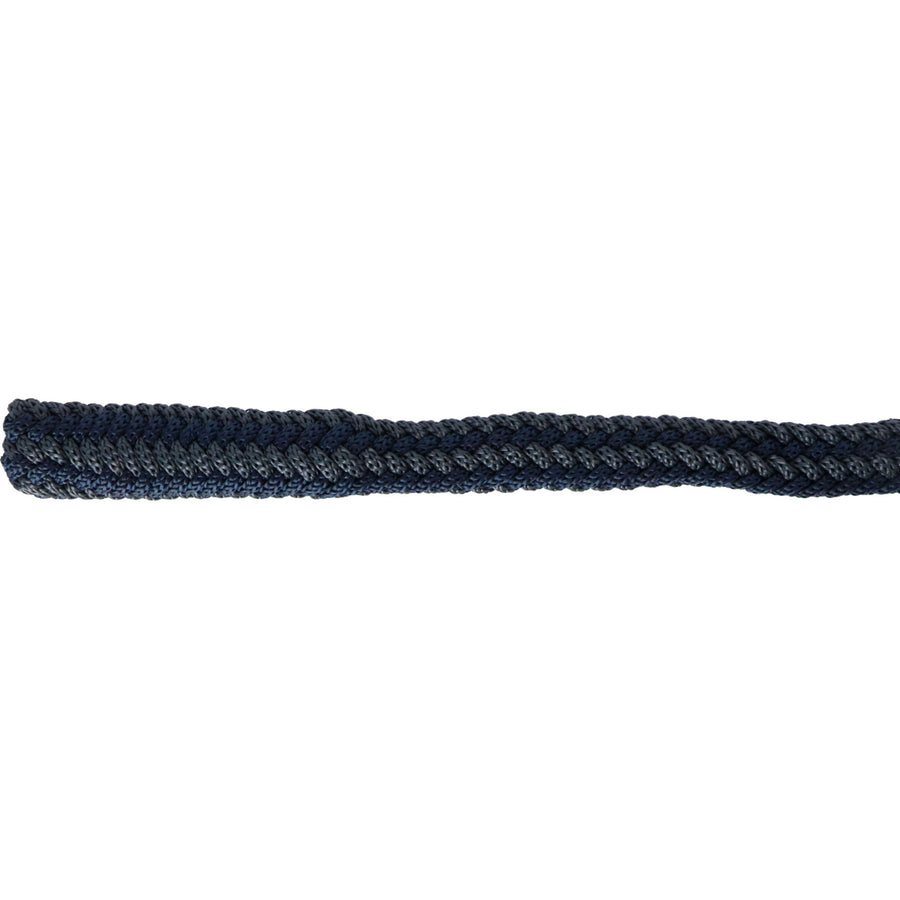 Bucas Lead Rope Show-Line Comfort with a Panic Snap Navy/Grey