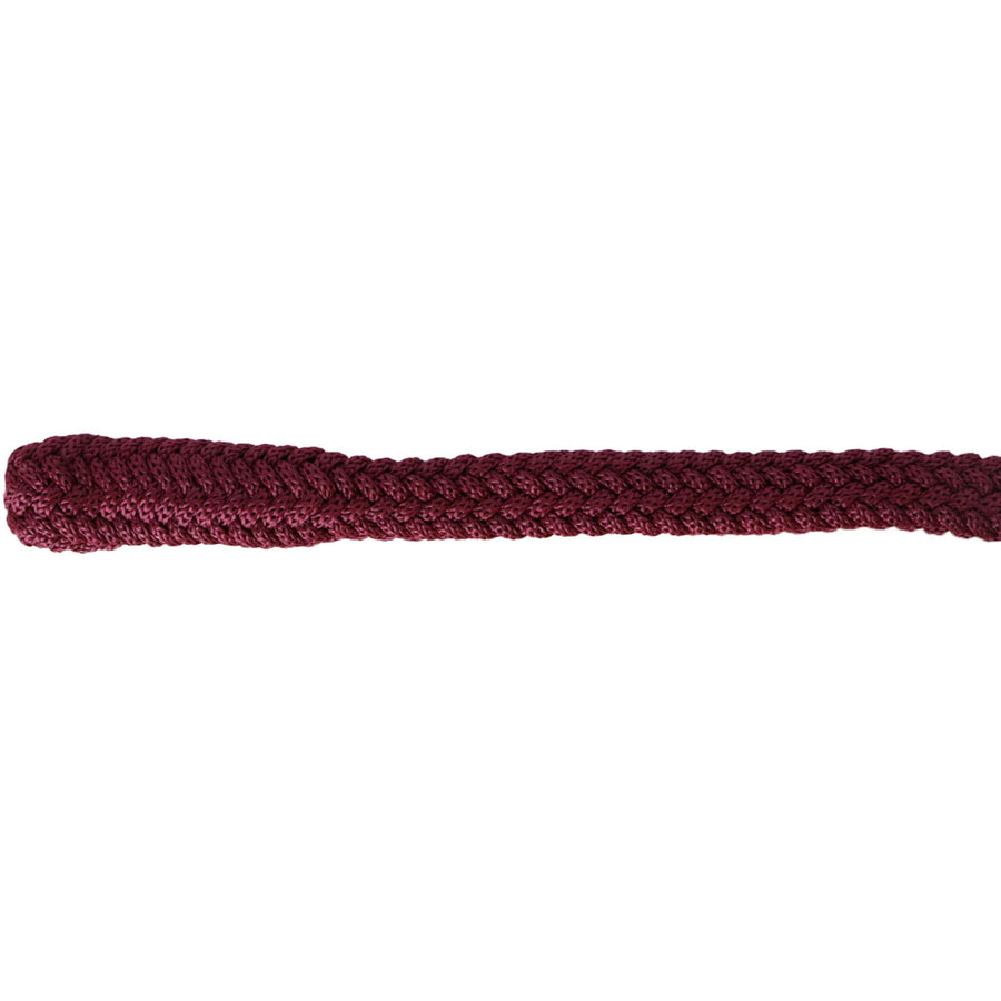 Bucas Lead Rope Show-Line Comfort with a Panic Snap Burgundy