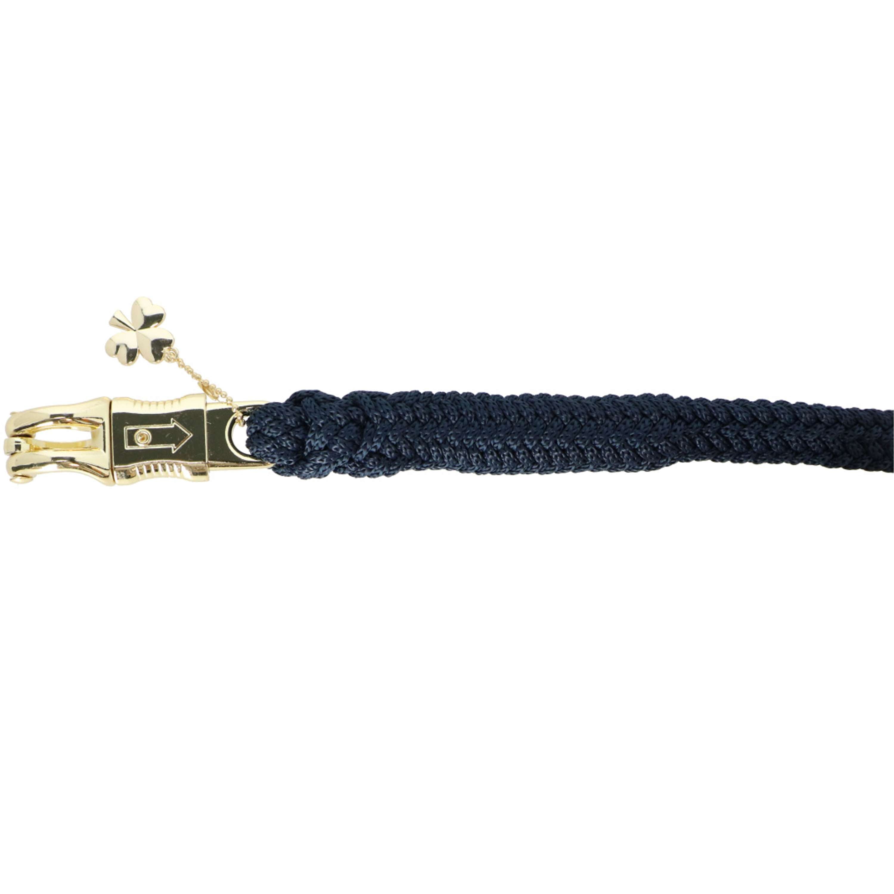 Bucas Lead Rope Comfort with a Panic Snap Navy/Navy | Agradi.com