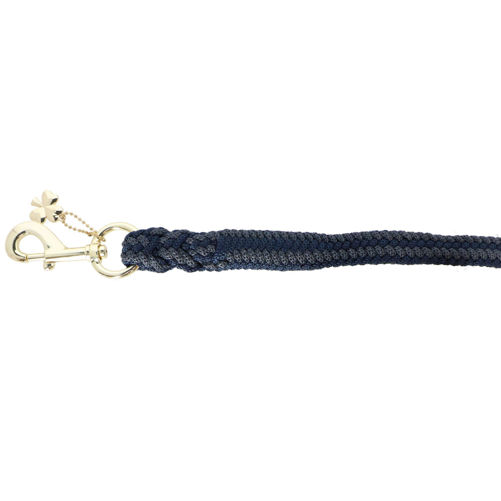 Bucas Lead Rope Show-Line with Carabiner Navy/Grey