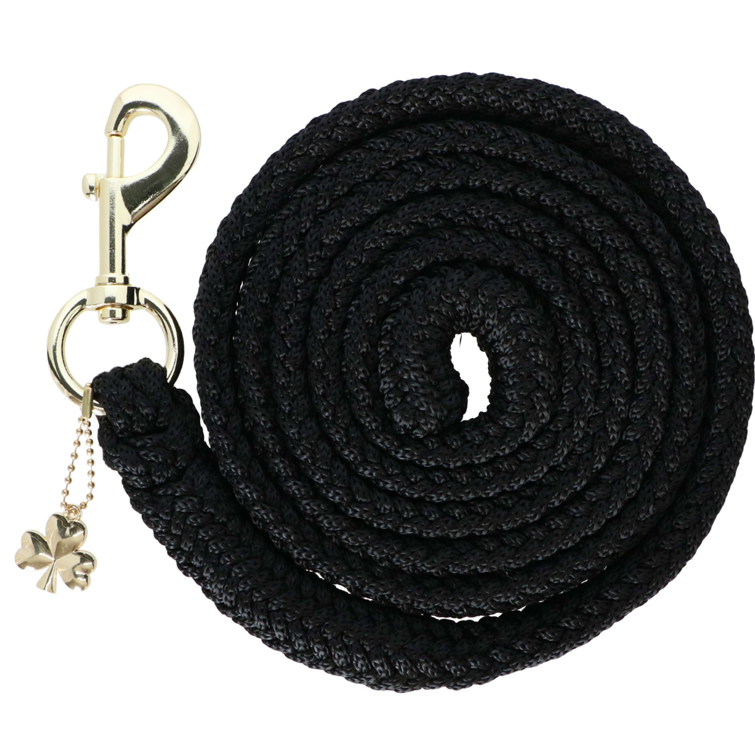 Bucas Lead Rope Comfort with Carabiner Black/Black