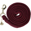 Bucas Lead Rope Show-Line with Carabiner Burgundy