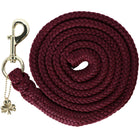 Bucas Lead Rope Show-Line with Carabiner Burgundy