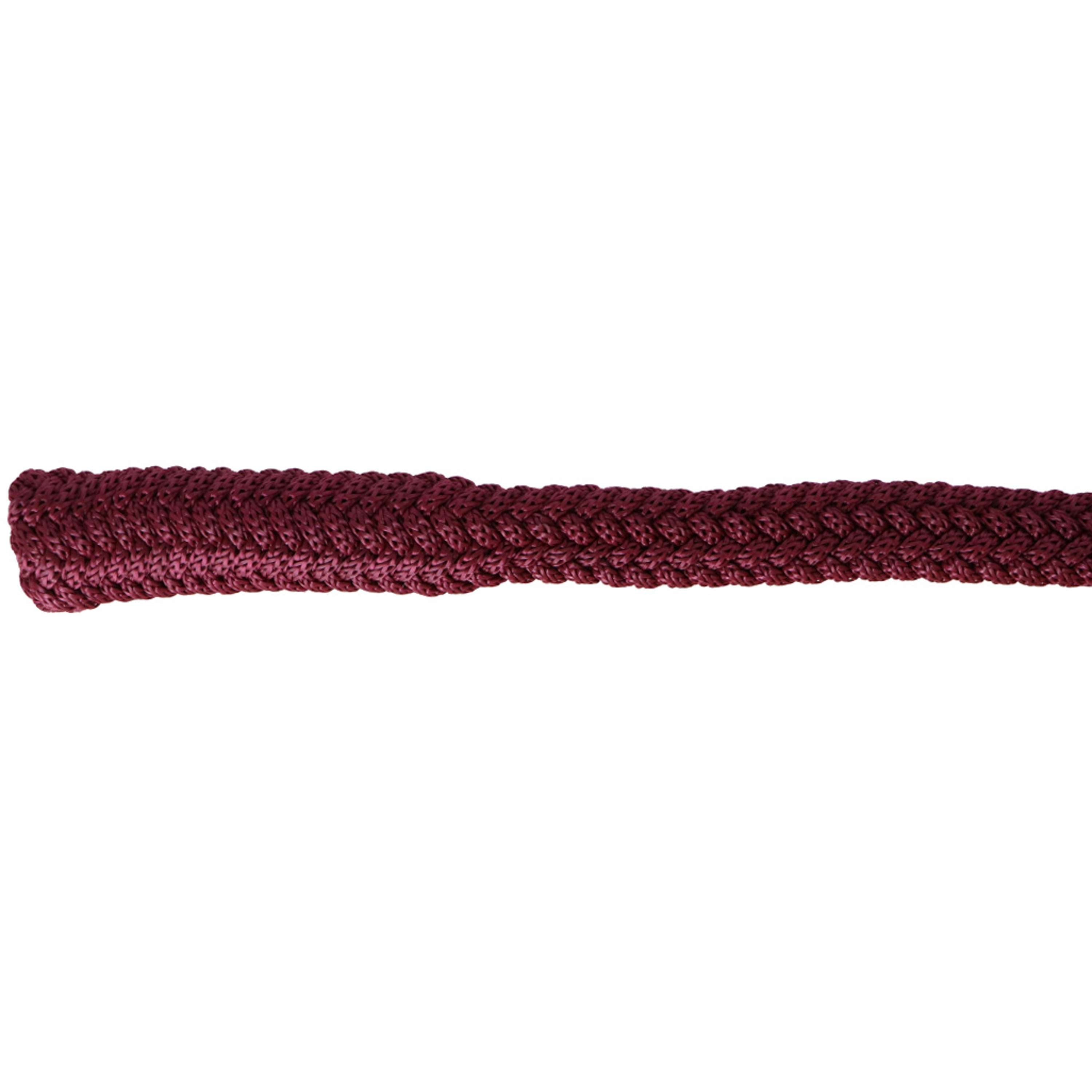 Bucas Lead Rope Show-Line with Carabiner Burgundy