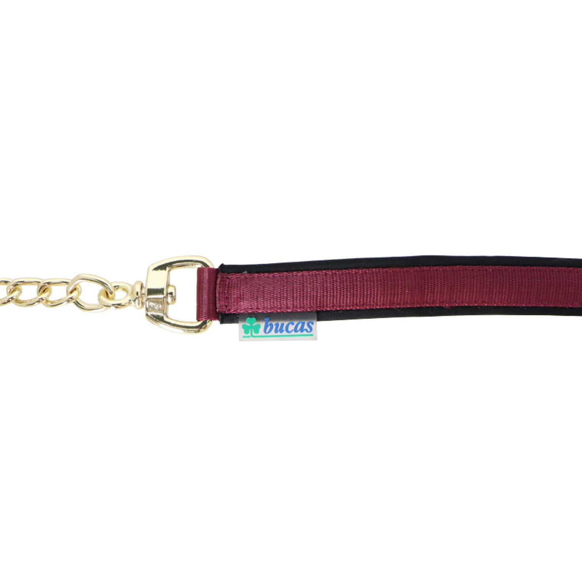 Bucas Stallion Chain Show-Line Burgundy/black