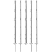 Ako Classic Plastic Post with Double Step-in 5 Pieces White