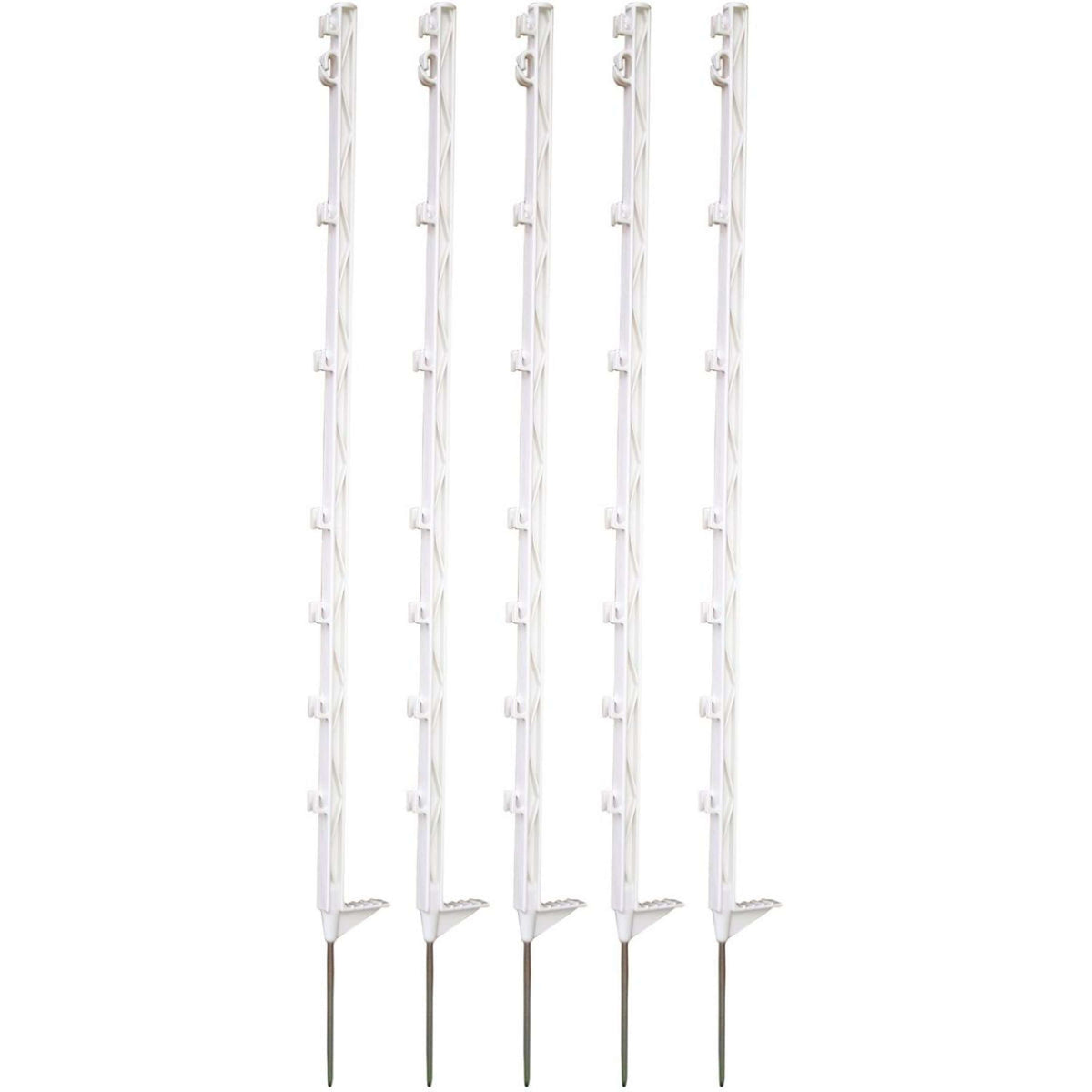 Ako Classic Plastic Post Single Step-in 5 Pieces White