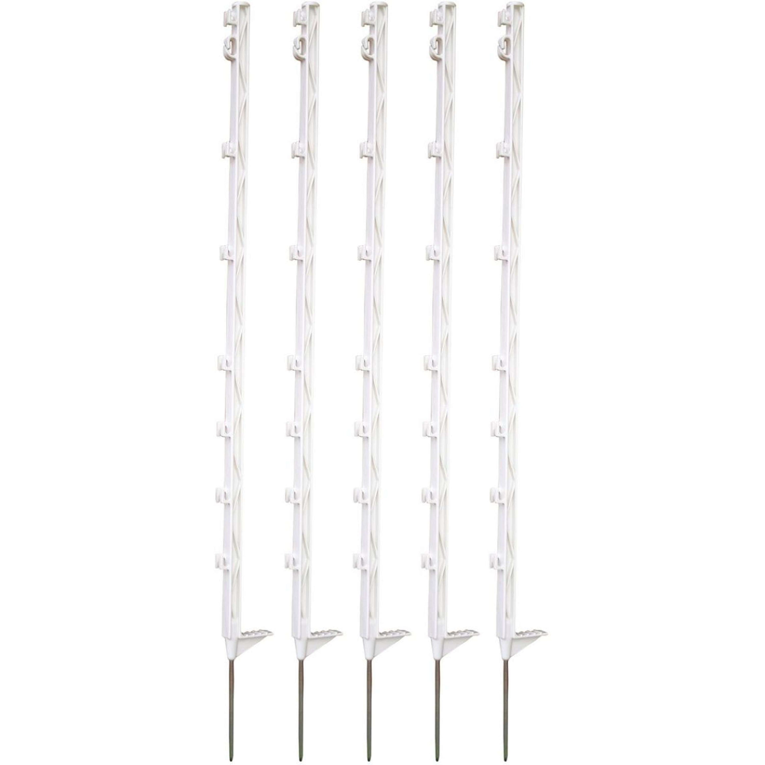 Ako Classic Plastic Post Single Step-in 5 Pieces White