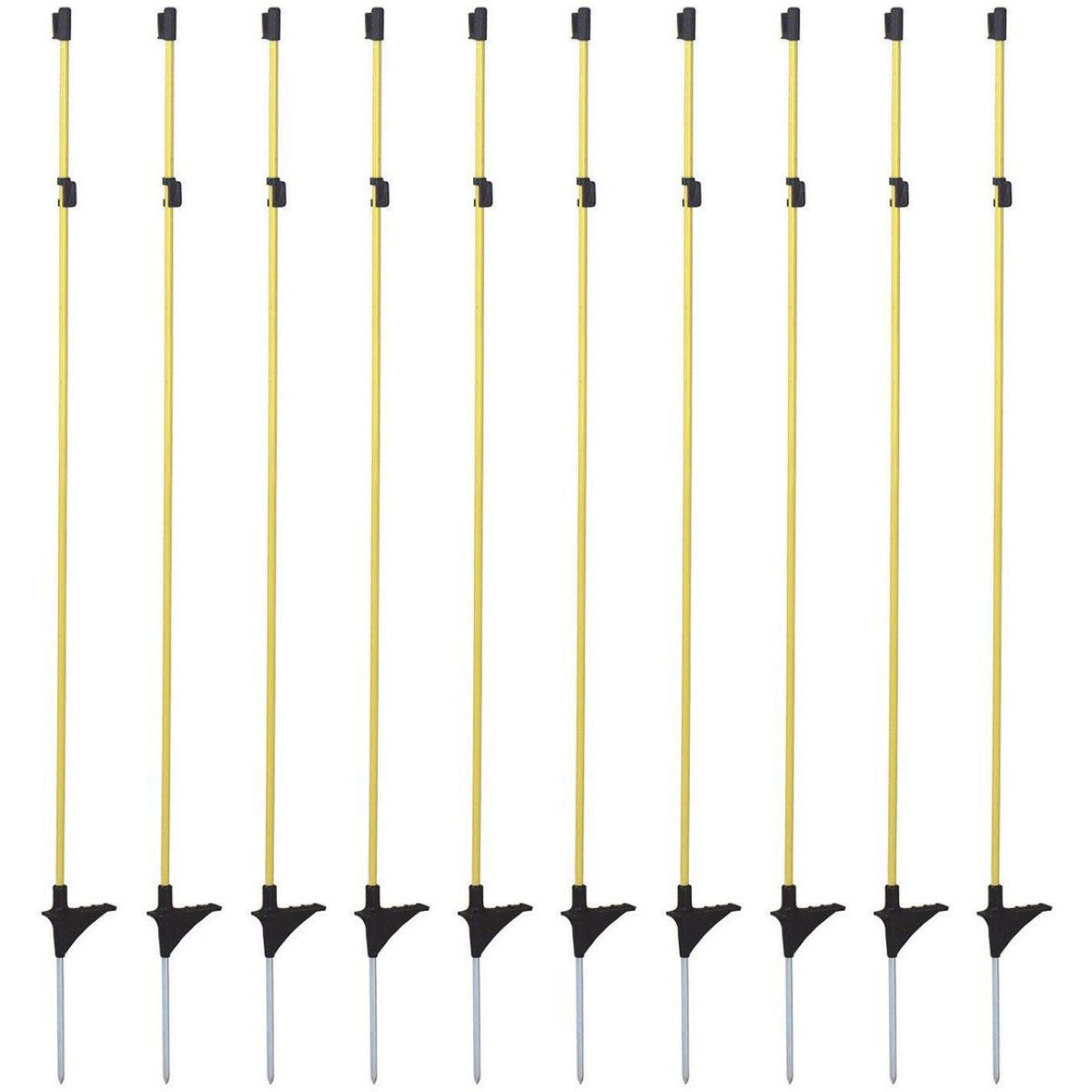 Ako Oval Metal Post 10 Pieces Yellow